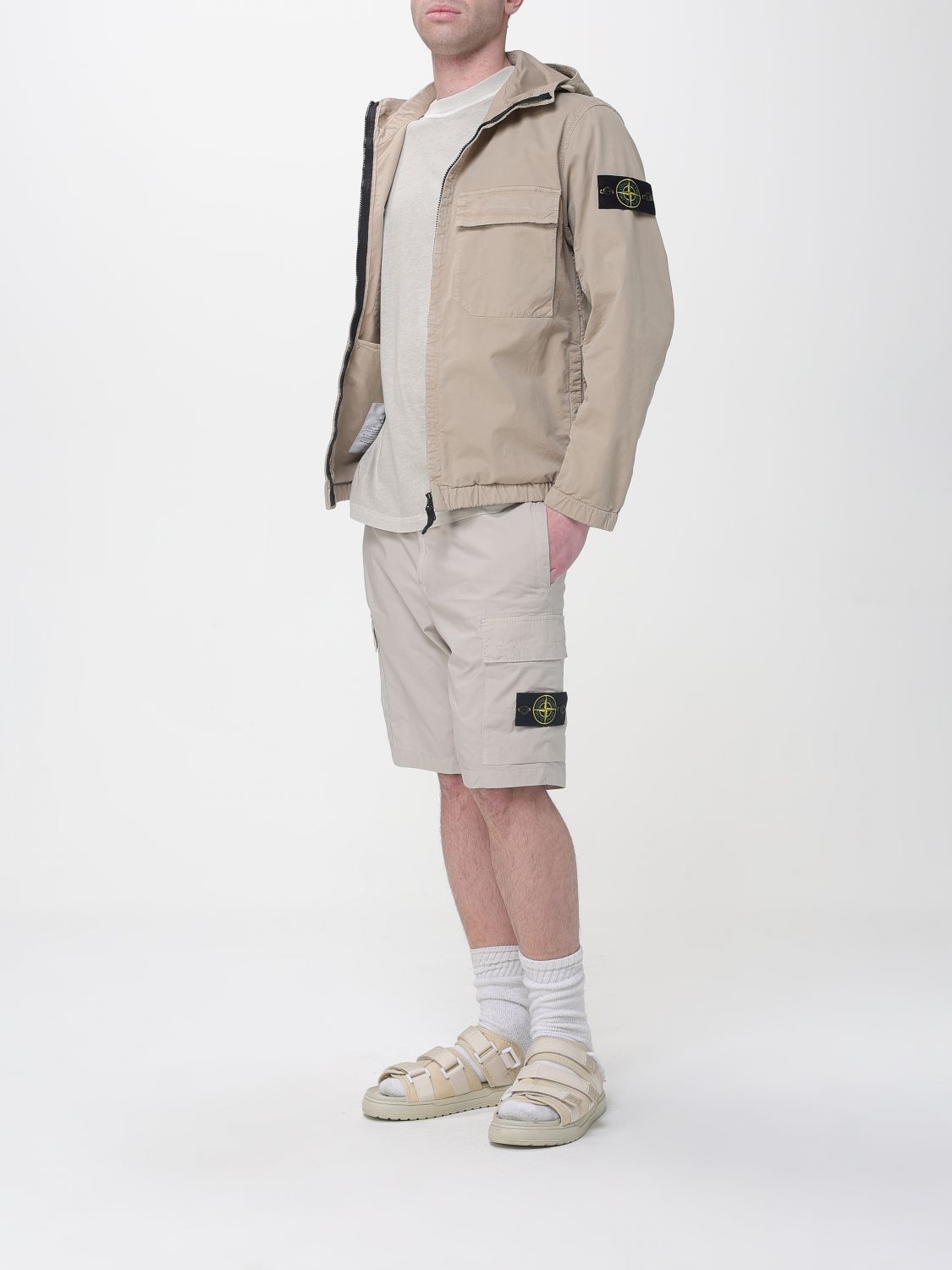 Stone Island Stone Island Jacket Men Beige Size US L / EU 52-54 / 3 - 2 Thumbnail
