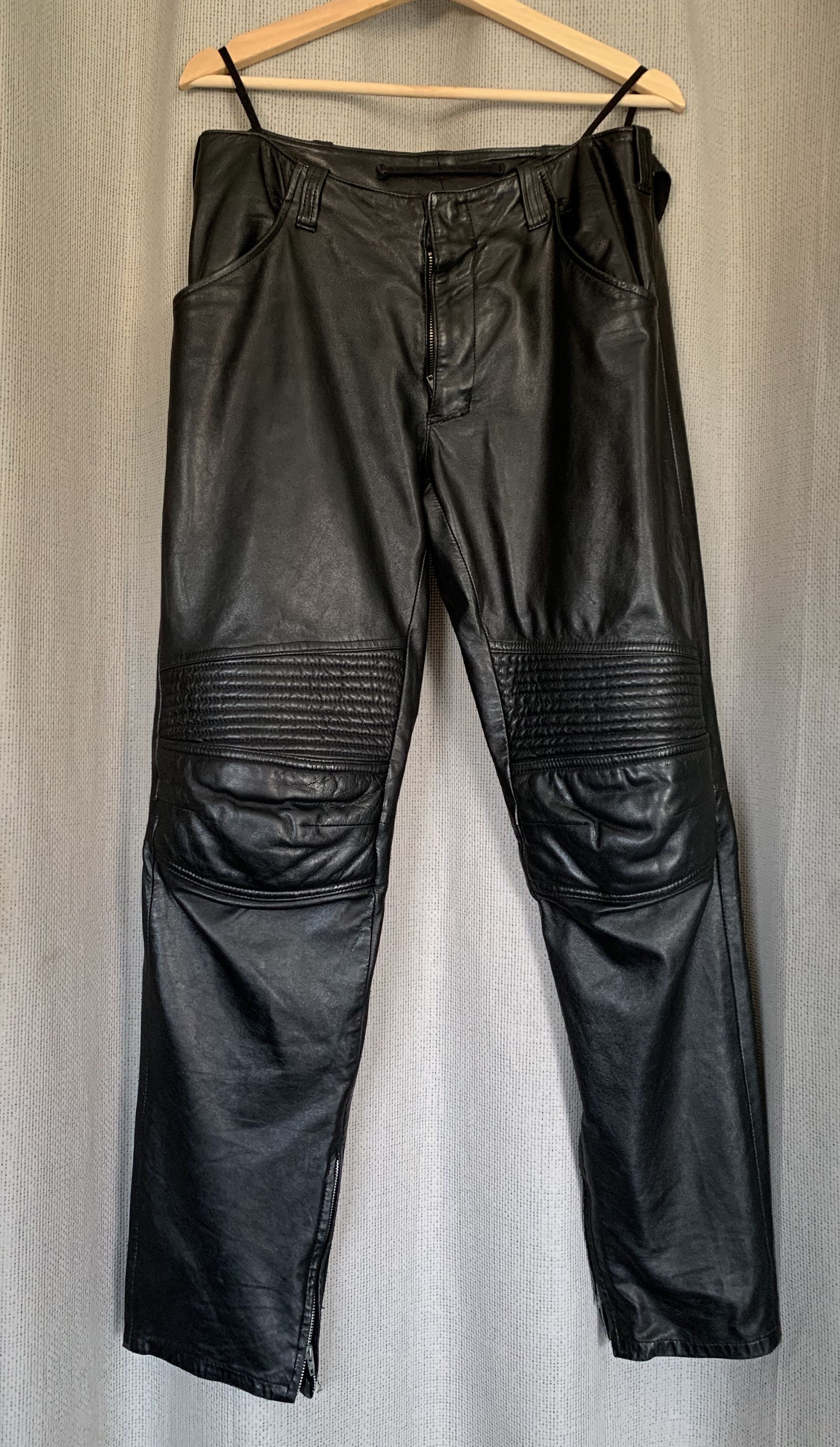 Helmut Lang Very Rare Vintage Helmut Lang Astro Moto Leather Pants 1999 Grailed