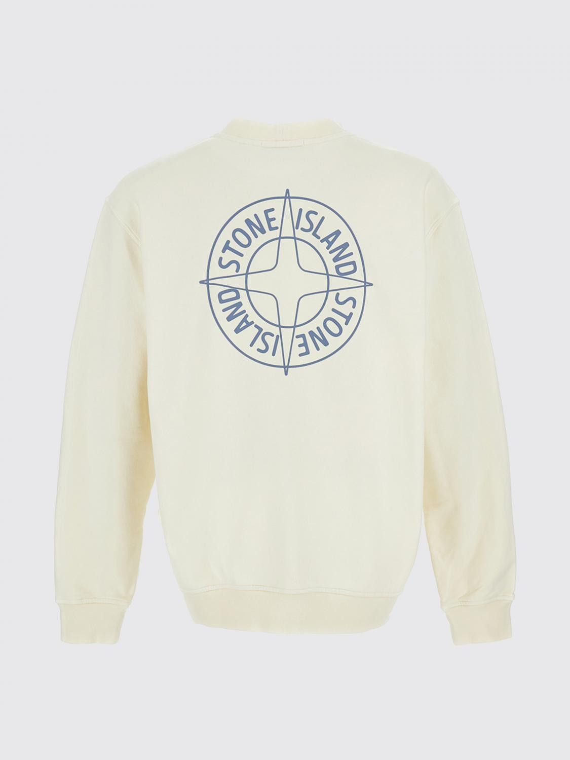 Stone Island Stone Island Sweatshirt Men Ivory Size US L / EU 52-54 / 3 - 3 Thumbnail