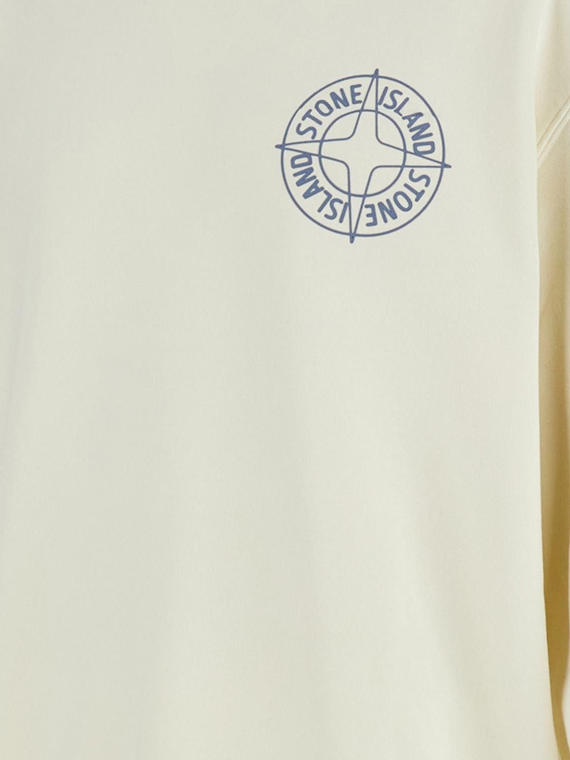 Stone Island Stone Island Sweatshirt Men Ivory Size US XL / EU 56 / 4 - 4 Thumbnail