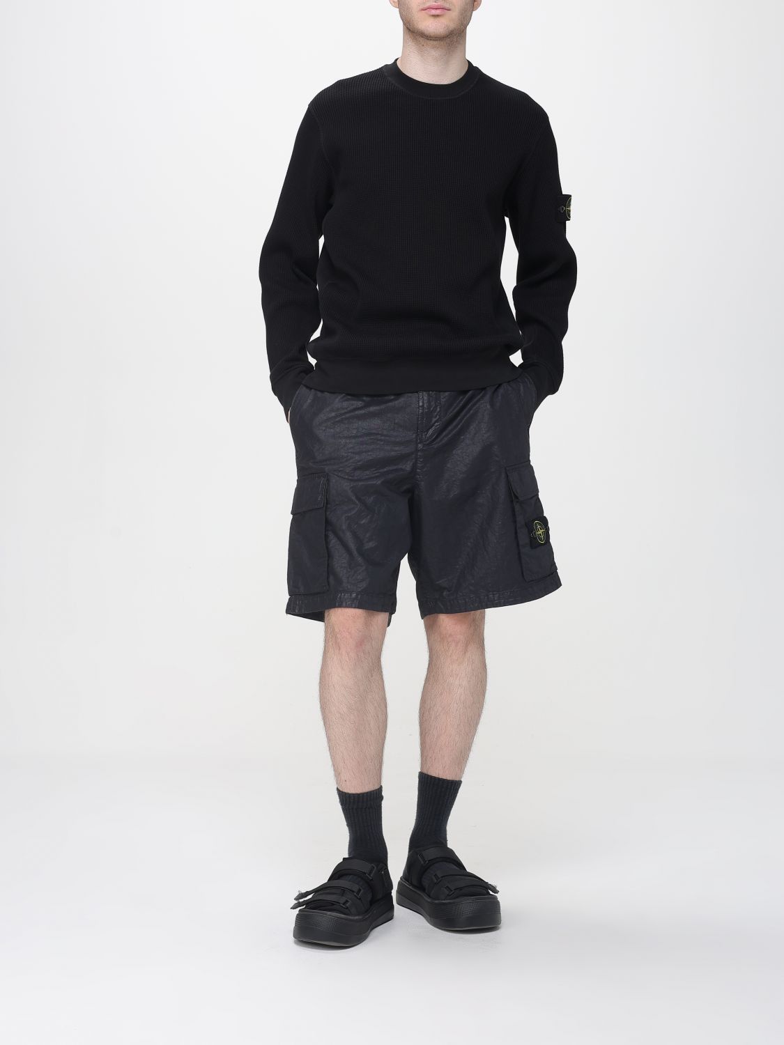 Stone Island Stone Island Sweatshirt Men Black Size US XL / EU 56 / 4 - 2 Thumbnail