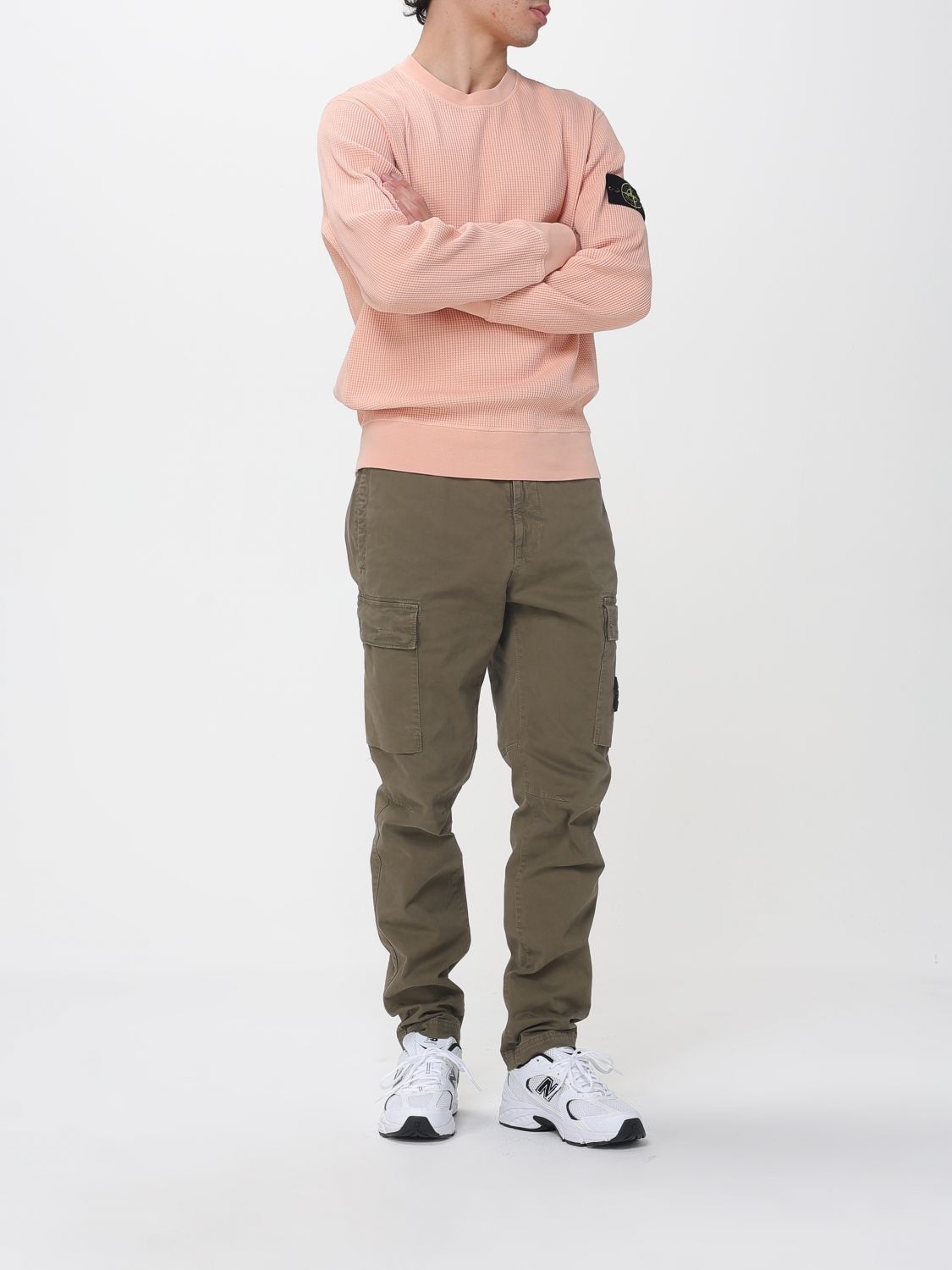 Stone Island Stone Island Sweatshirt Men Pink Size US XXL / EU 58 / 5 - 2 Thumbnail