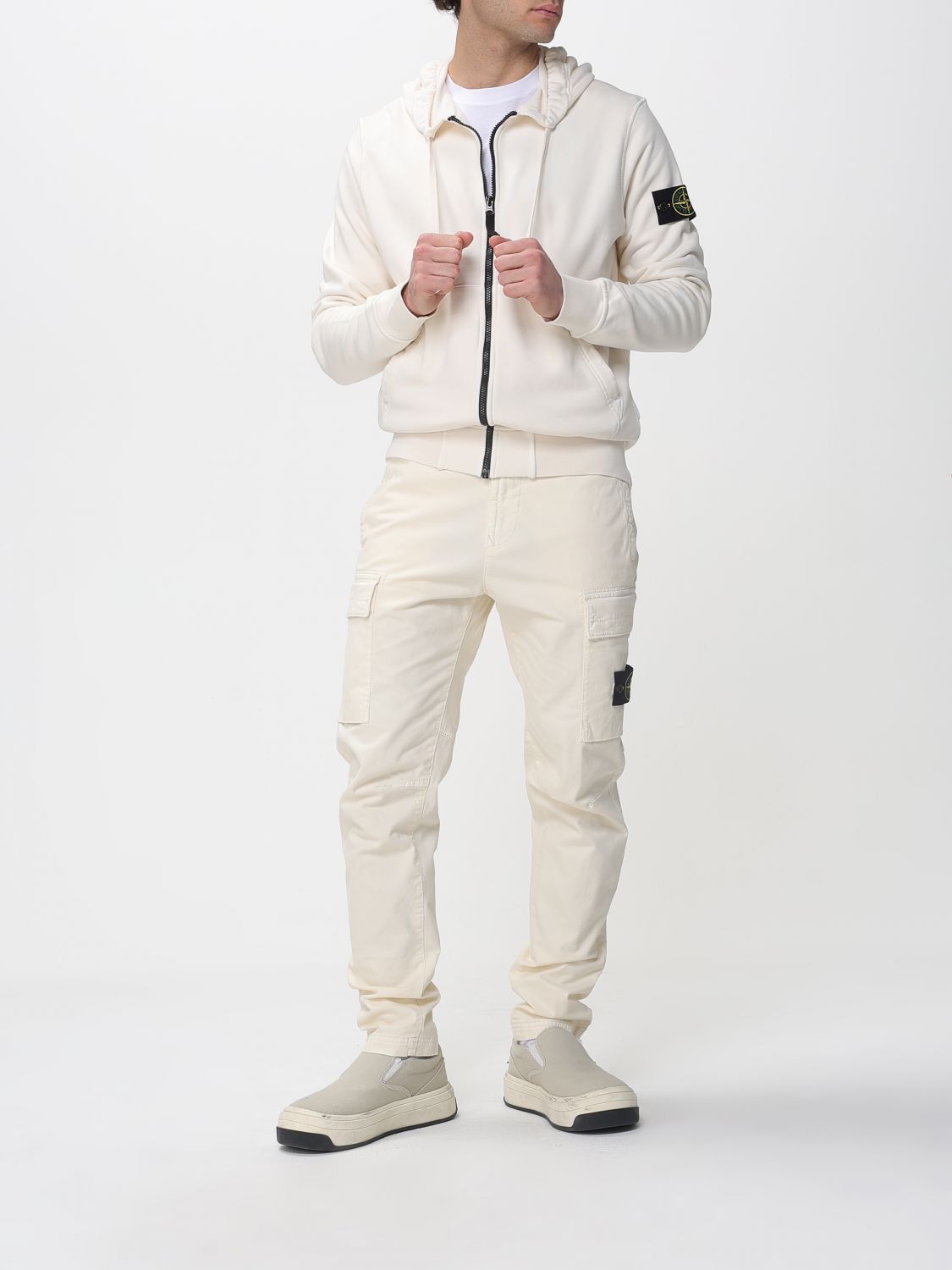 Stone Island Stone Island Sweatshirt Men Yellow Cream Size US L / EU 52-54 / 3 - 2 Thumbnail