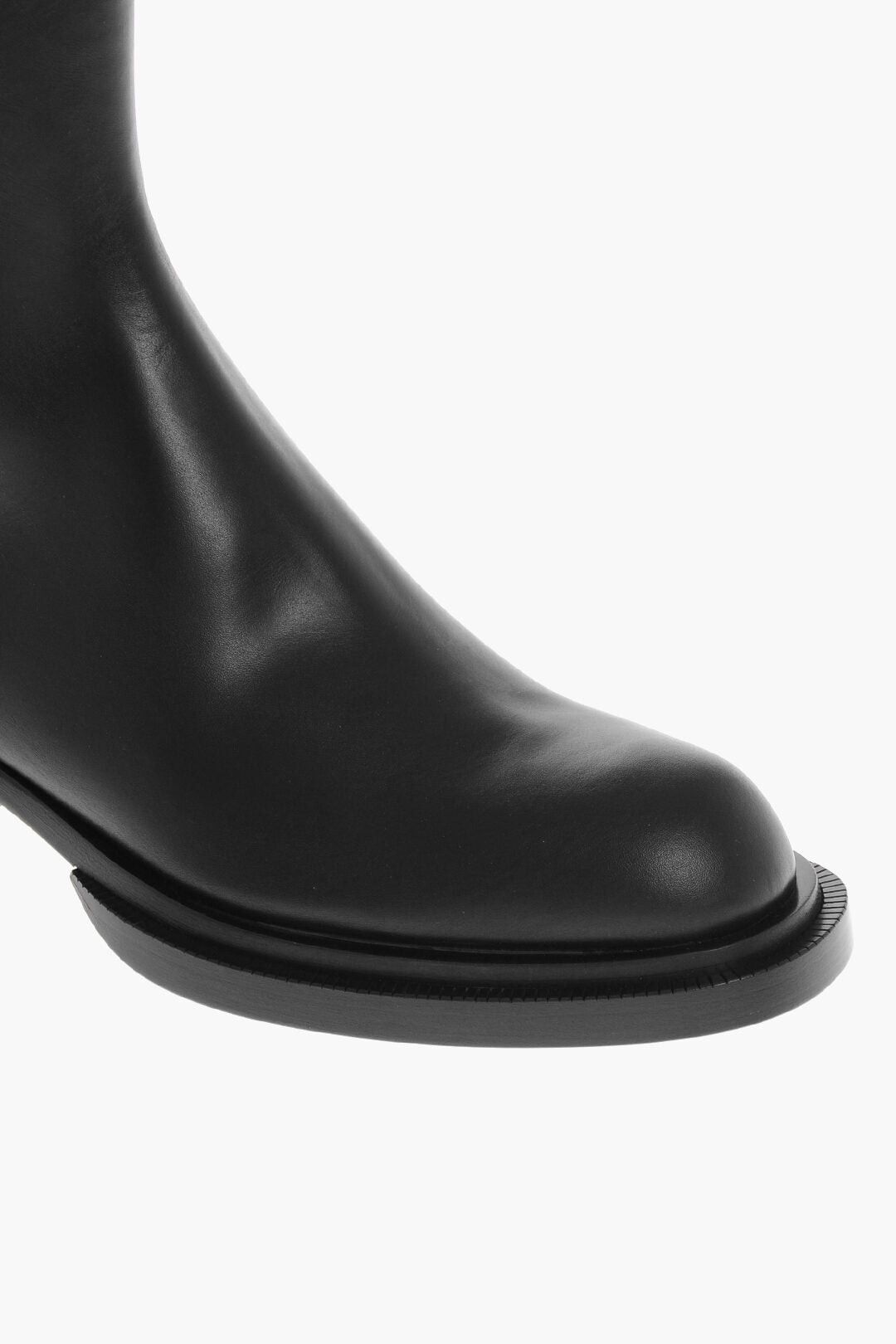 Alexander McQueen Leather Ankle Boots with Heel Size US 8 / EU 41 - 4 Thumbnail