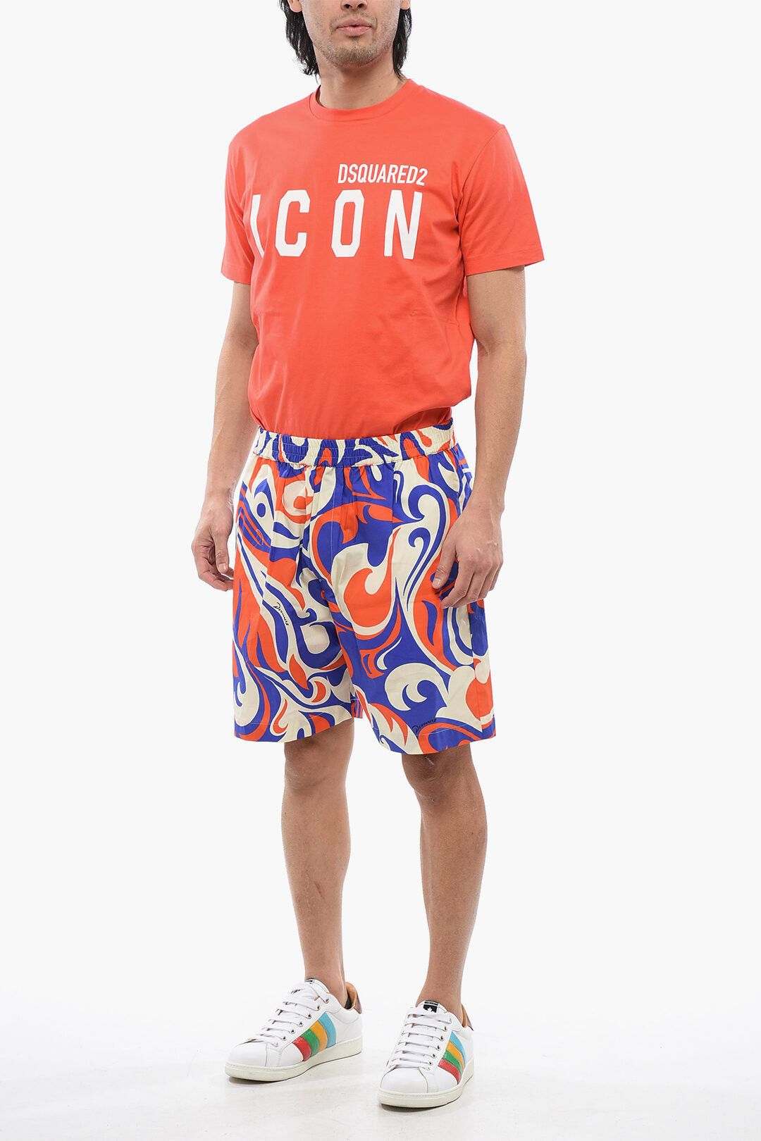 Dsquared2 Printed Shorts BEACH WAVES Size US 32 / EU 48 - 4 Thumbnail