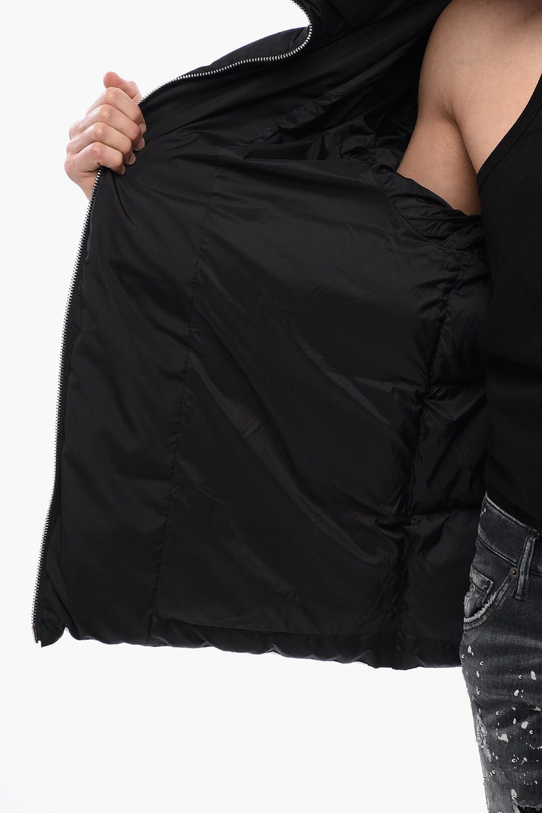 Dsquared2 Quilted Puffer POP 80' With Lettering Size US L / EU 52-54 / 3 - 5 Thumbnail
