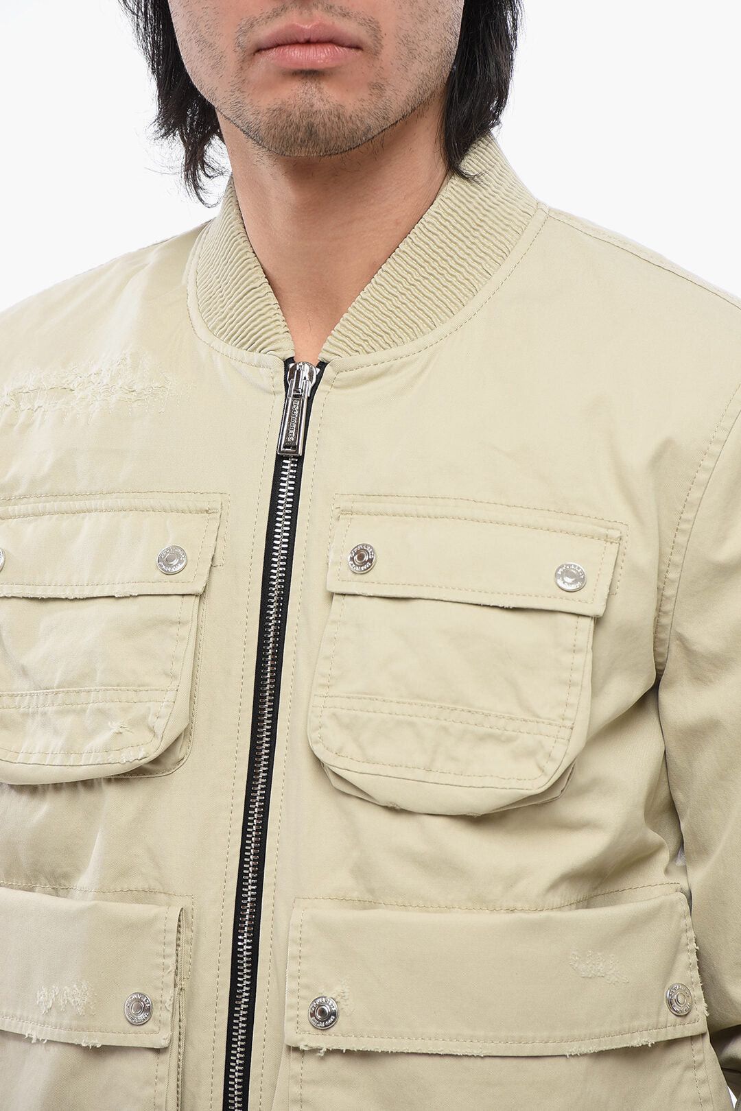 Dsquared2 Cotton Utility Bomber Size US M / EU 48-50 / 2 - 3 Thumbnail