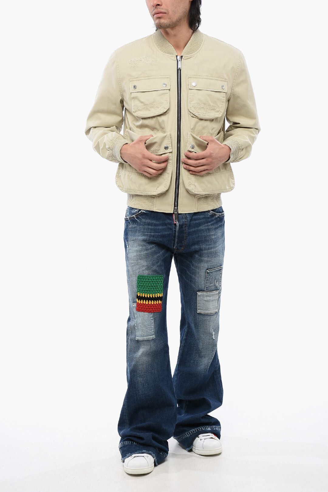Dsquared2 Cotton Utility Bomber Size US M / EU 48-50 / 2 - 4 Thumbnail