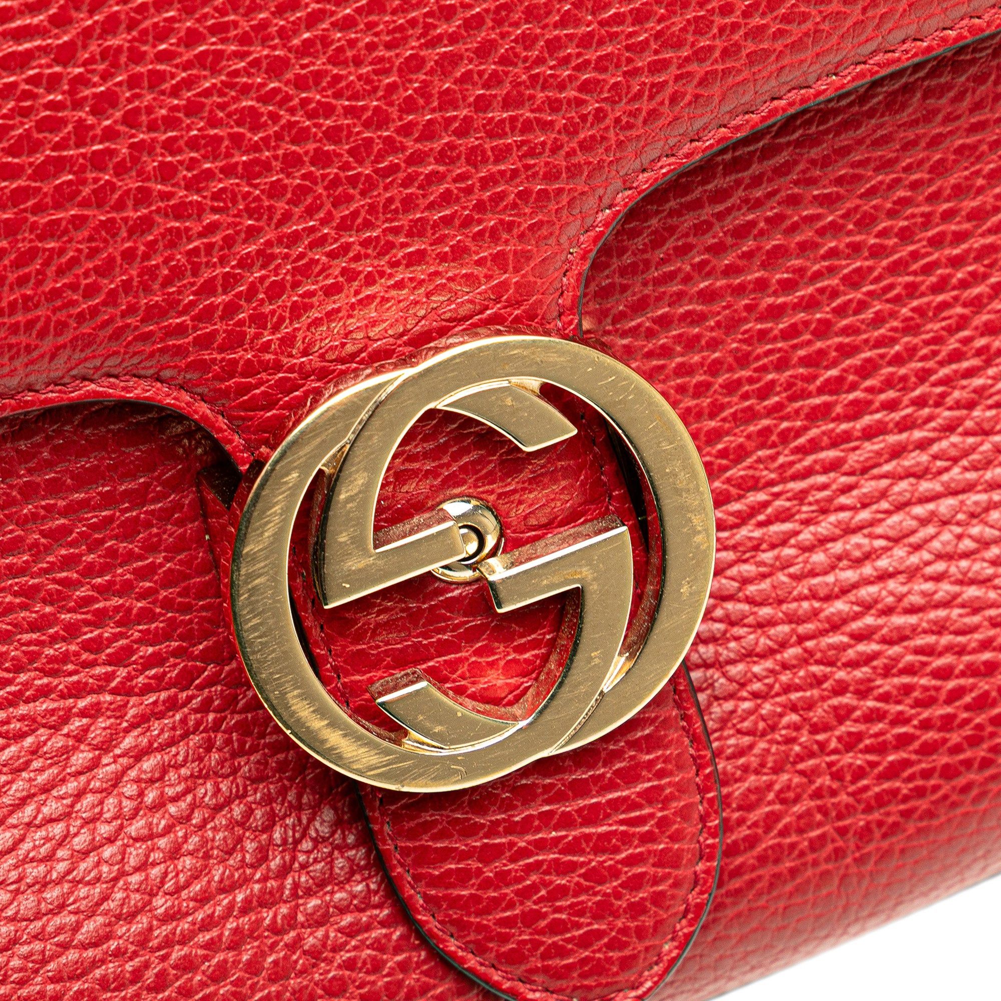 Gucci Small Dollar Calf Interlocking G Satchel Size ONE SIZE - 9 Thumbnail