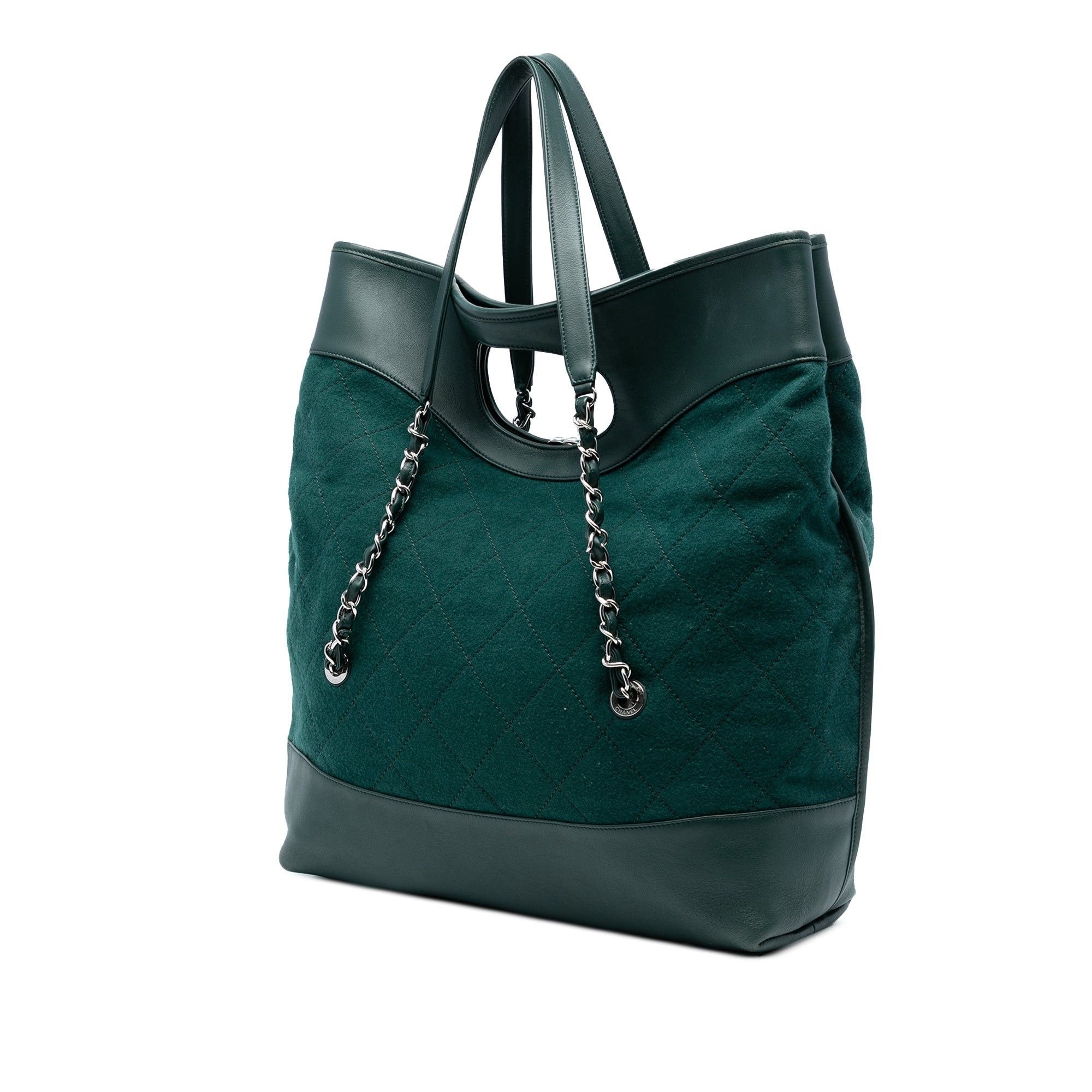 Chanel Extra Large Stitched Wool and Calfskin 31 Shopping Bag Size ONE SIZE - 2 Thumbnail