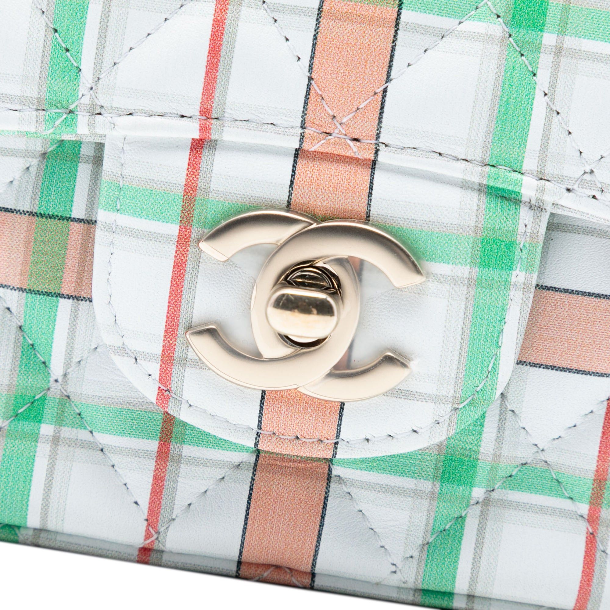 Chanel Mini Rectangular Classic Plaid Printed Calfskin Single Flap Size ONE SIZE - 5 Thumbnail