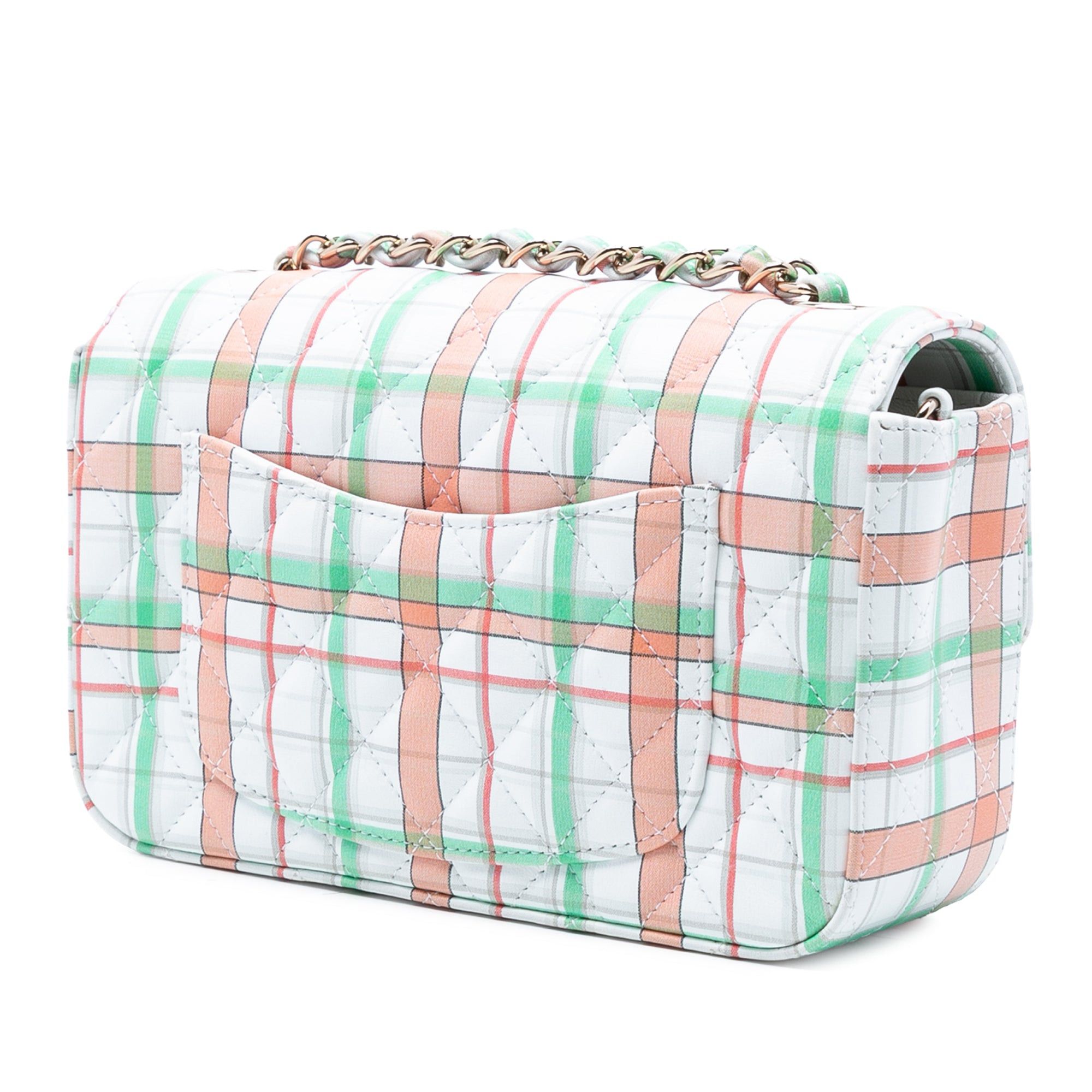 Chanel Mini Rectangular Classic Plaid Printed Calfskin Single Flap Size ONE SIZE - 2 Thumbnail
