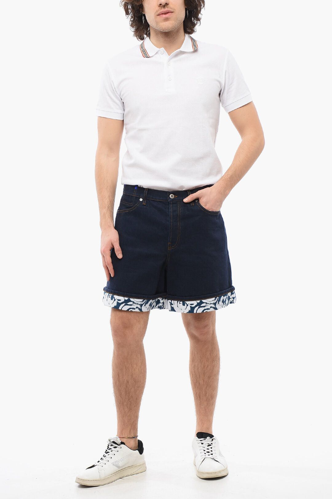 Burberry Dark-Wash Denim Shorts Size US 29 - 4 Thumbnail