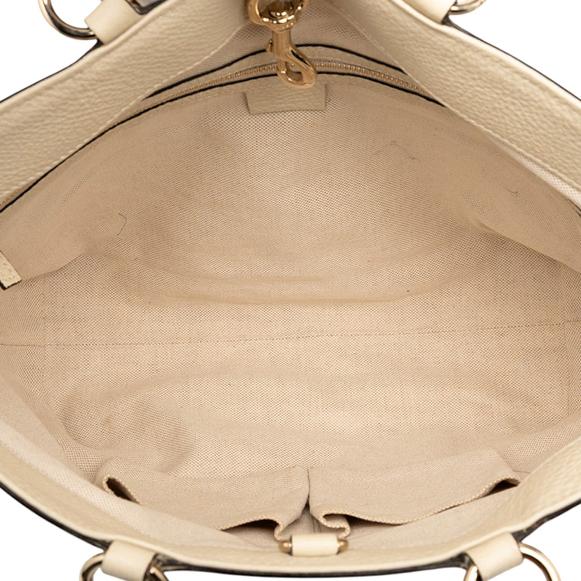 Gucci Large Raffia Bamboo Shopper Tote Size ONE SIZE - 4 Thumbnail