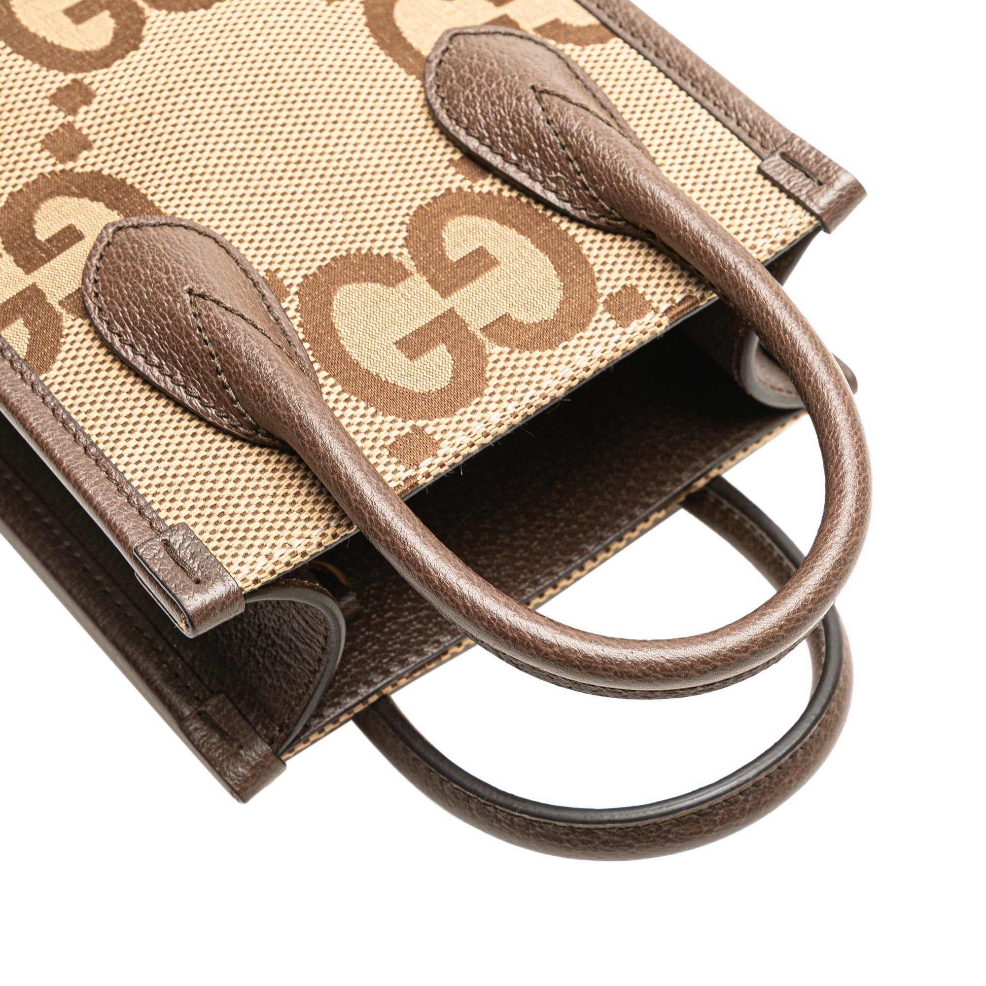 Gucci Mini Jumbo GG Canvas Web Satchel Size ONE SIZE - 8 Thumbnail