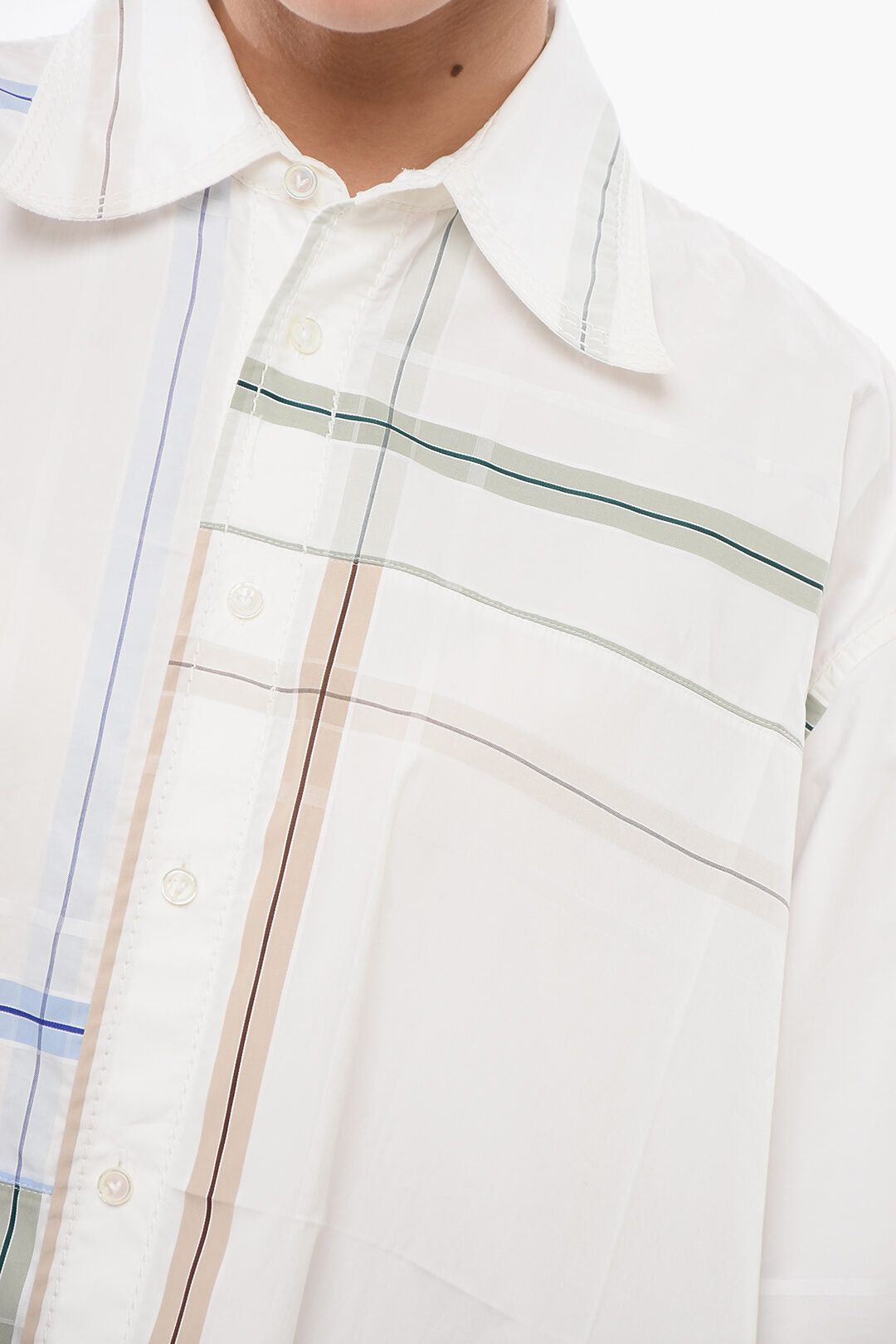Bottega Veneta Oversized Checked Shirt Size XS / US 0-2 / IT 36-38 - 3 Thumbnail