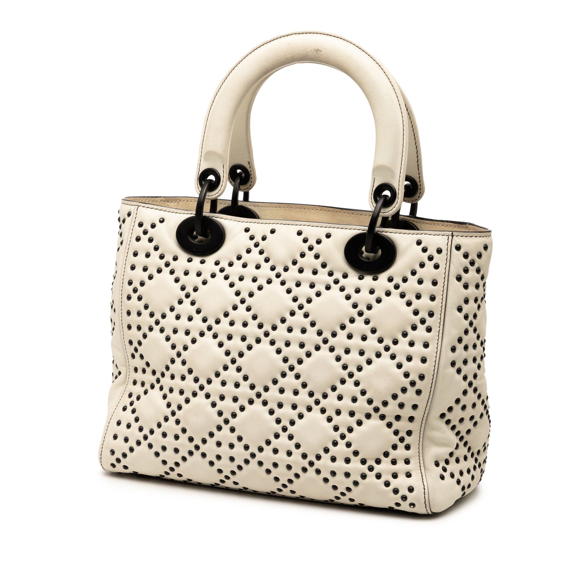 Dior Medium Lambskin Cannage Studded Supple Lady Dior Size ONE SIZE - 2 Thumbnail