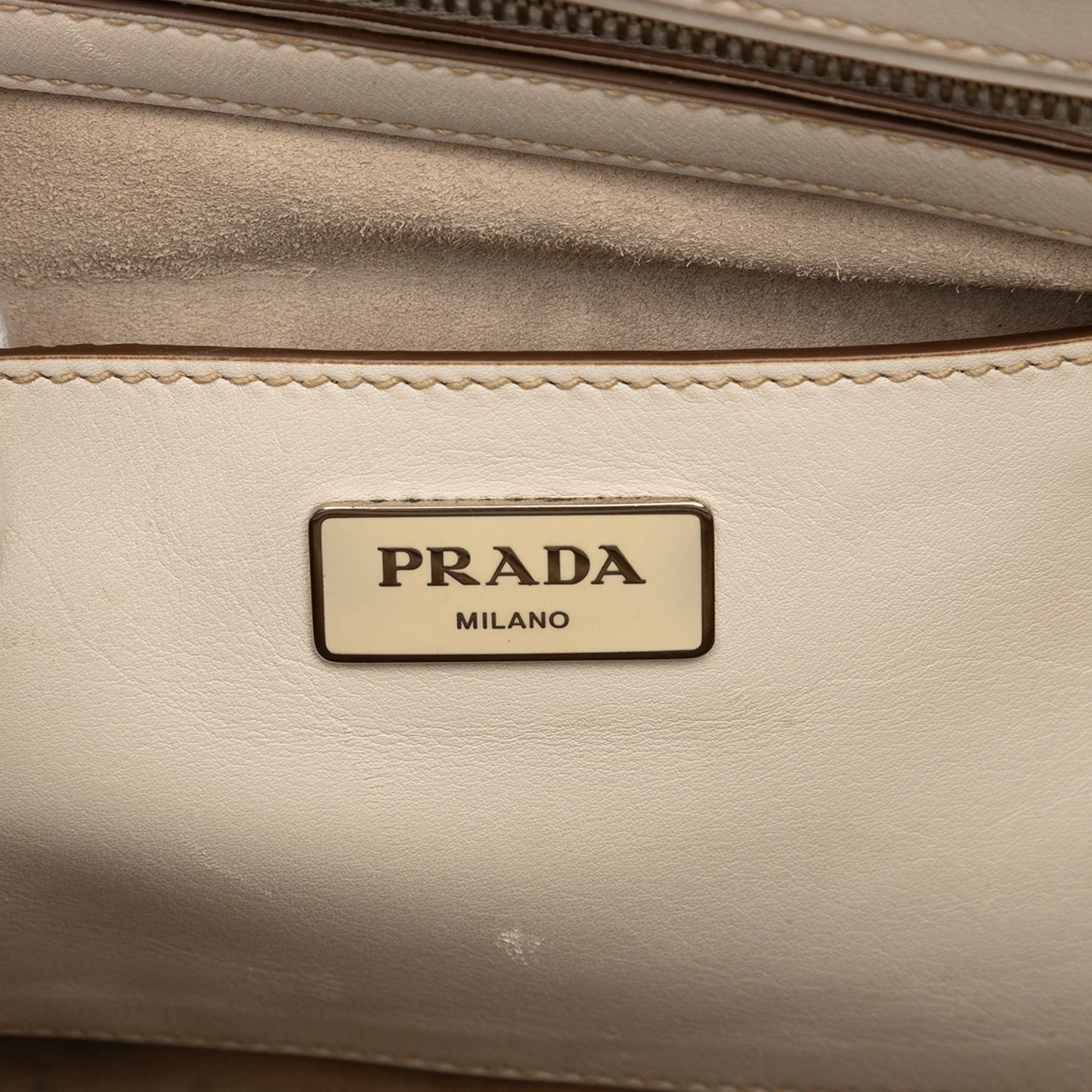Prada City Calf Stitched Twin Pocket Satchel Size ONE SIZE - 5 Thumbnail
