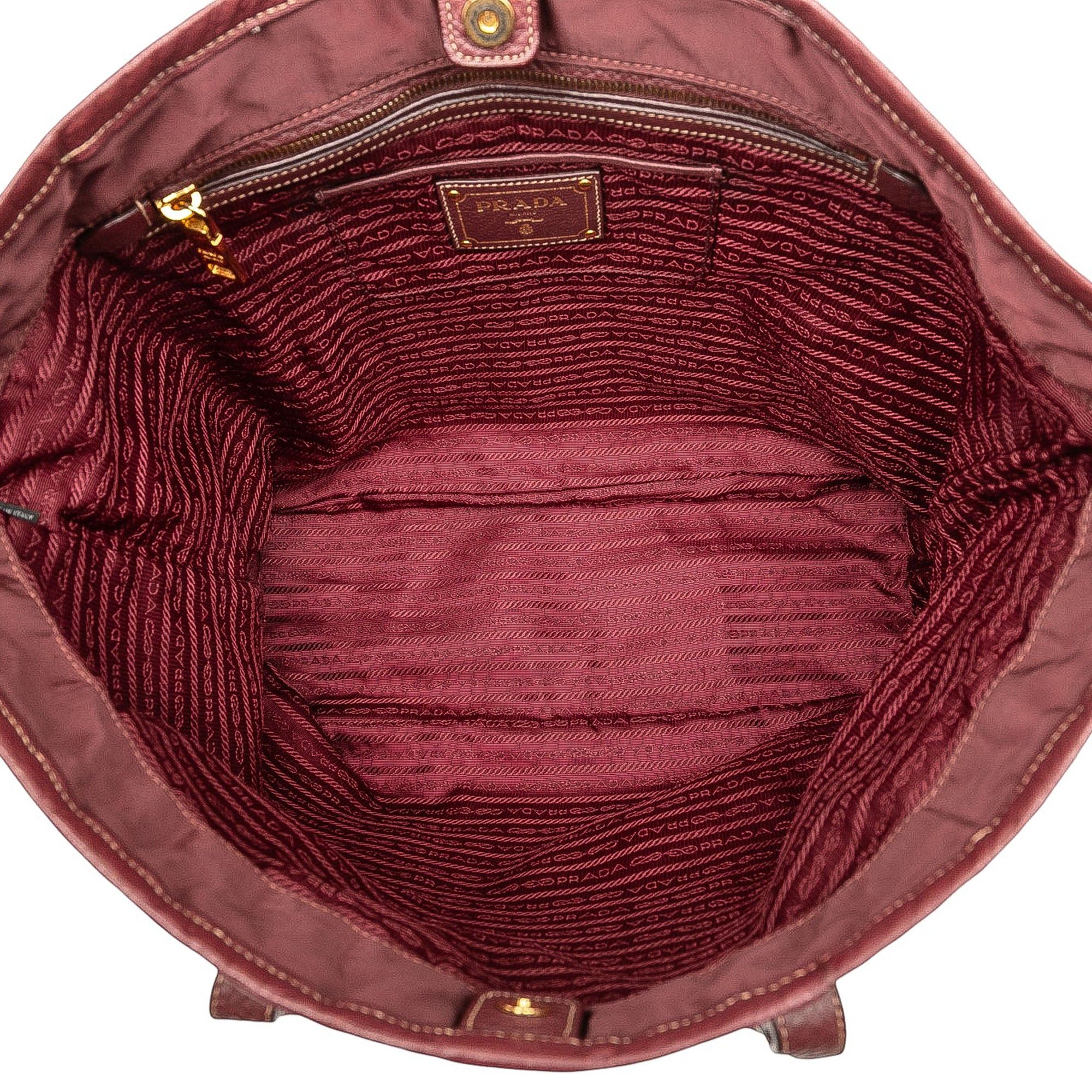 Prada Tessuto Canapa Logo Tote Size ONE SIZE - 4 Thumbnail