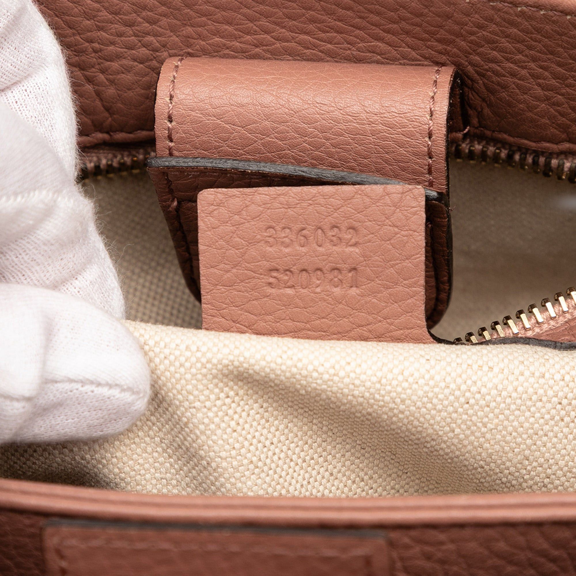 Gucci Small Calfskin Bamboo Shopper Satchel Size ONE SIZE - 6 Thumbnail