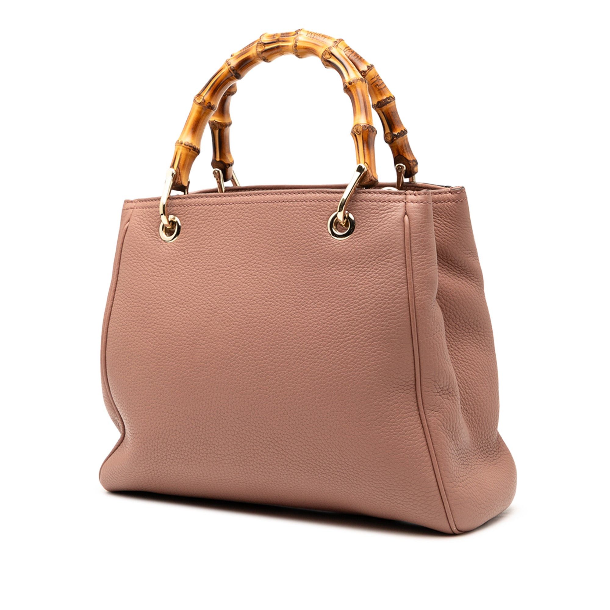 Gucci Small Calfskin Bamboo Shopper Satchel Size ONE SIZE - 2 Thumbnail