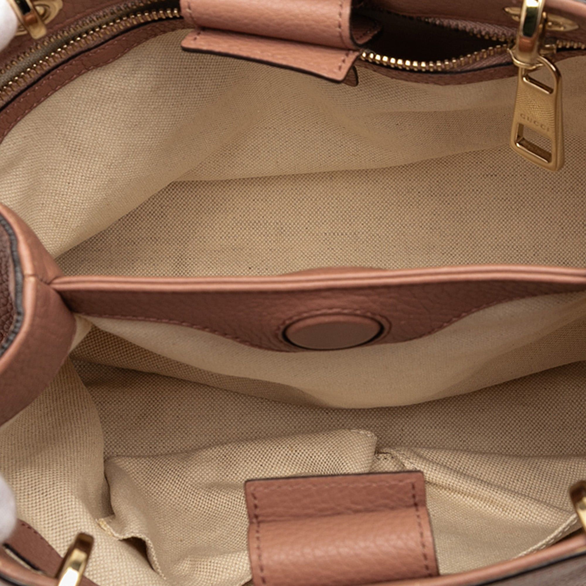 Gucci Small Calfskin Bamboo Shopper Satchel Size ONE SIZE - 4 Thumbnail