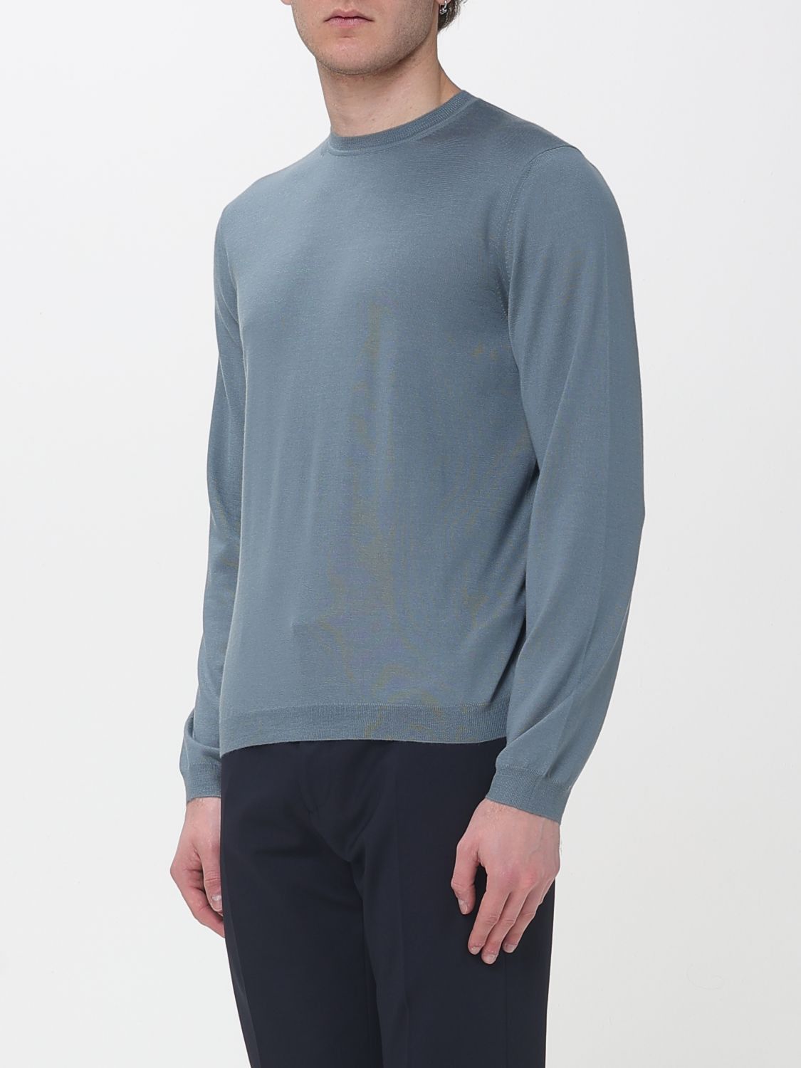 Giorgio Armani Giorgio Armani Sweater Men Grey Size US L / EU 52-54 / 3 - 4 Thumbnail
