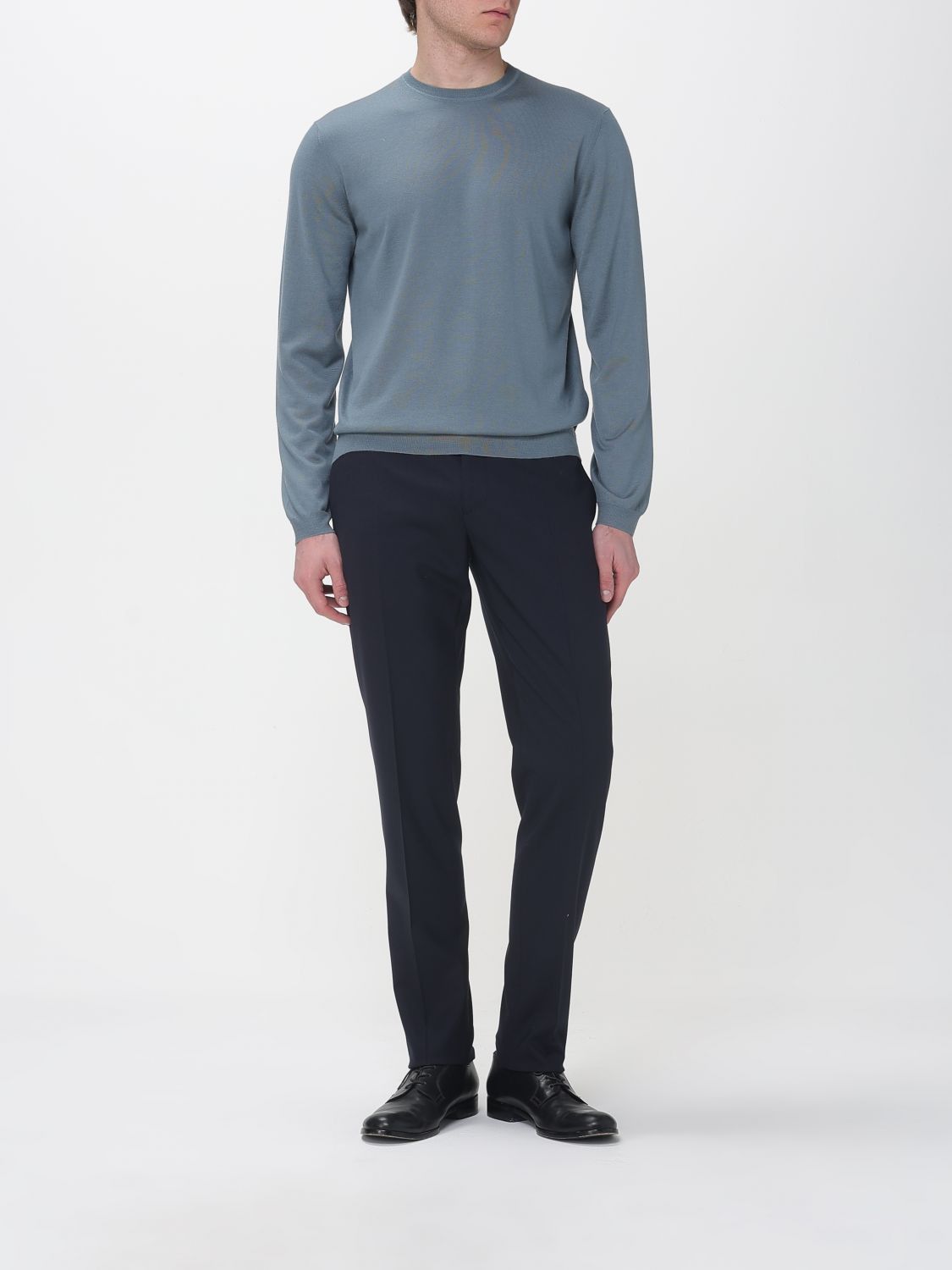 Giorgio Armani Giorgio Armani Sweater Men Grey Size US XXL / EU 58 / 5 - 2 Thumbnail