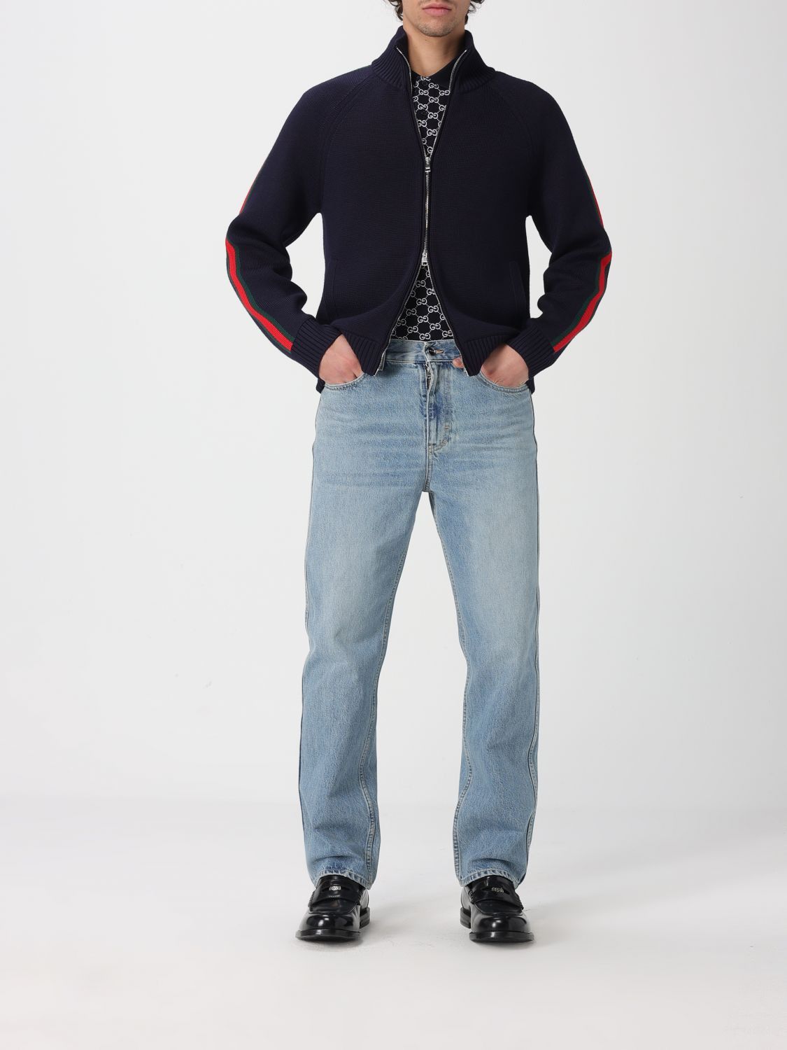 Gucci Gucci Sweater Men Blue Size US M / EU 48-50 / 2 - 2 Thumbnail