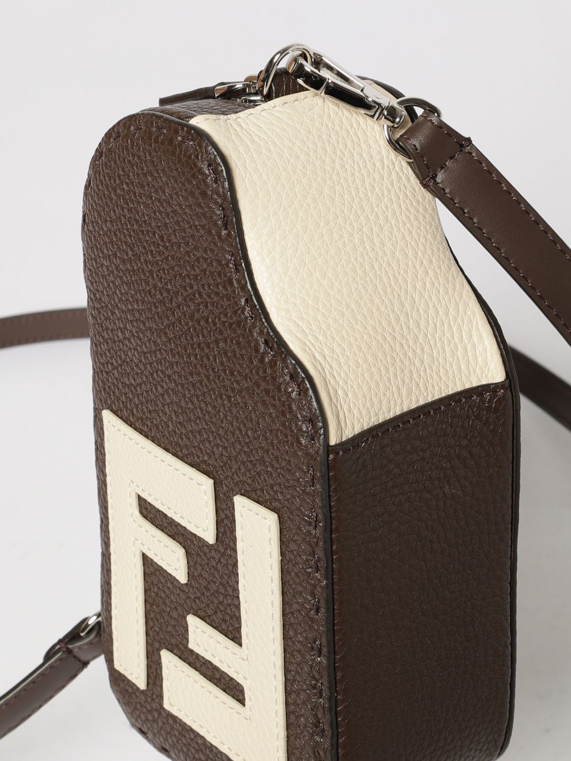 Fendi Fendi Shoulder Bag Men Brown Size ONE SIZE - 4 Thumbnail