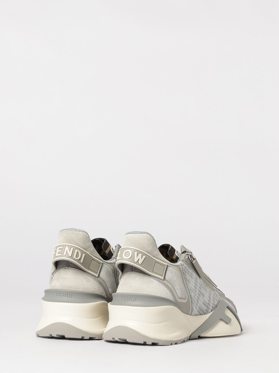 Fendi Fendi Sneakers Men Grey Size US 10.5 / EU 43-44 - 3 Thumbnail