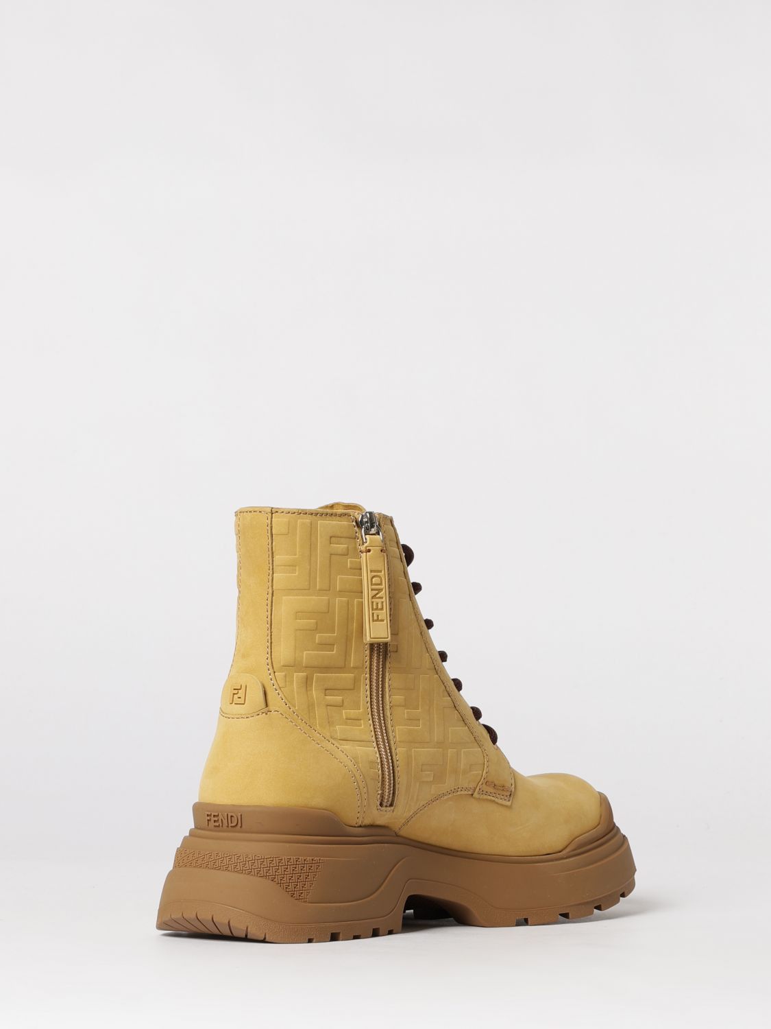 Fendi Fendi Boot Men Ocher Size US 10 / EU 43 - 3 Thumbnail