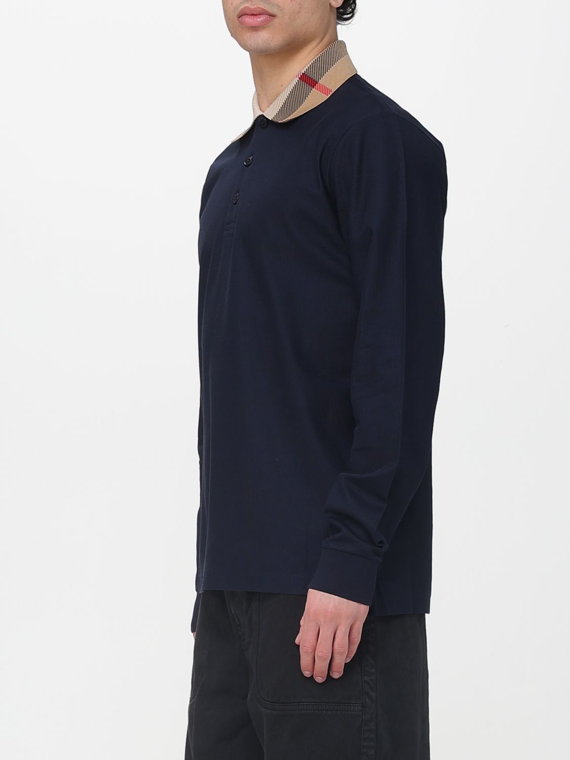 Burberry Burberry Polo Shirt Men Blue Size US XXL / EU 58 / 5 - 4 Thumbnail