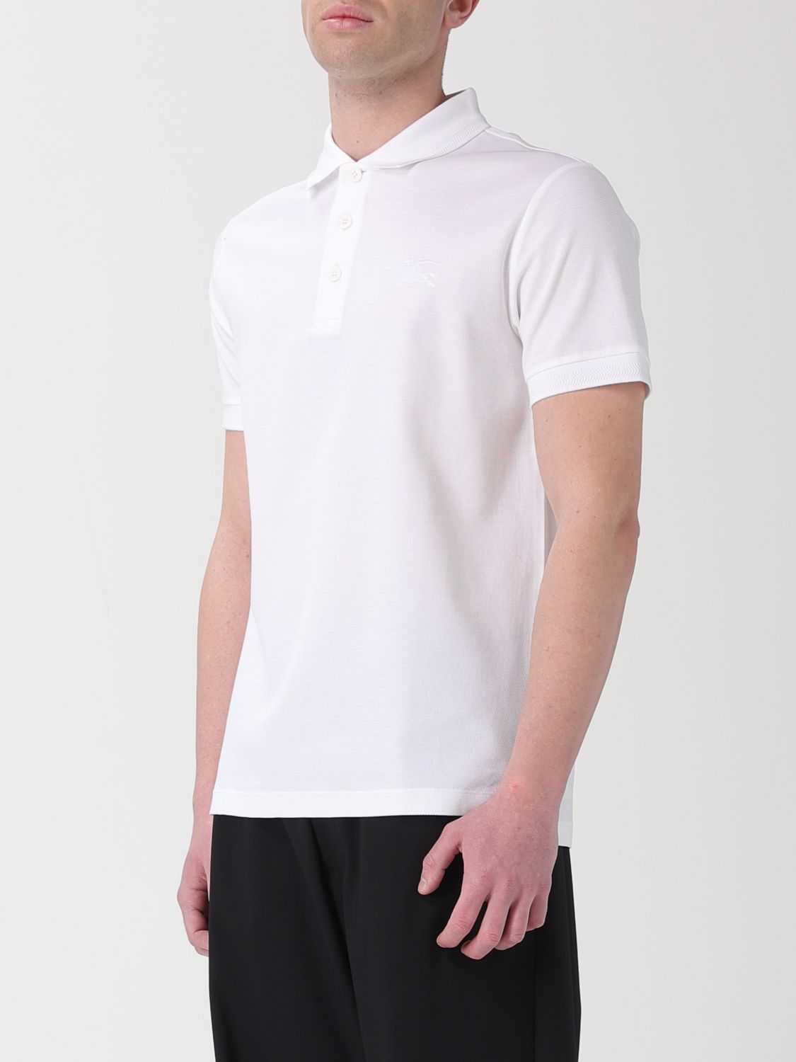 Burberry Burberry Polo Shirt Men White Size US XXL / EU 58 / 5 - 4 Thumbnail