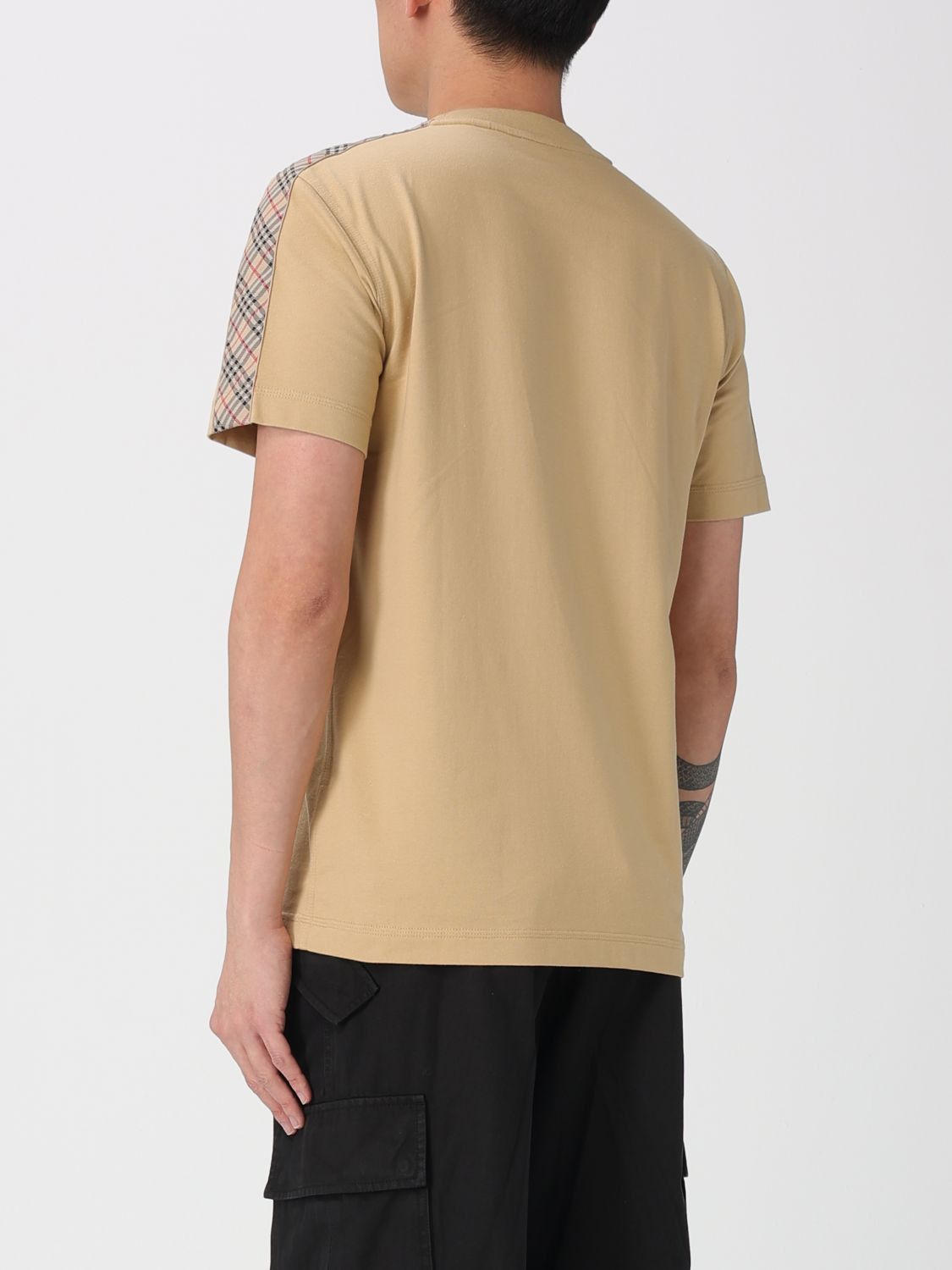 Burberry Burberry T-Shirt Men Beige Size US L / EU 52-54 / 3 - 2 Thumbnail