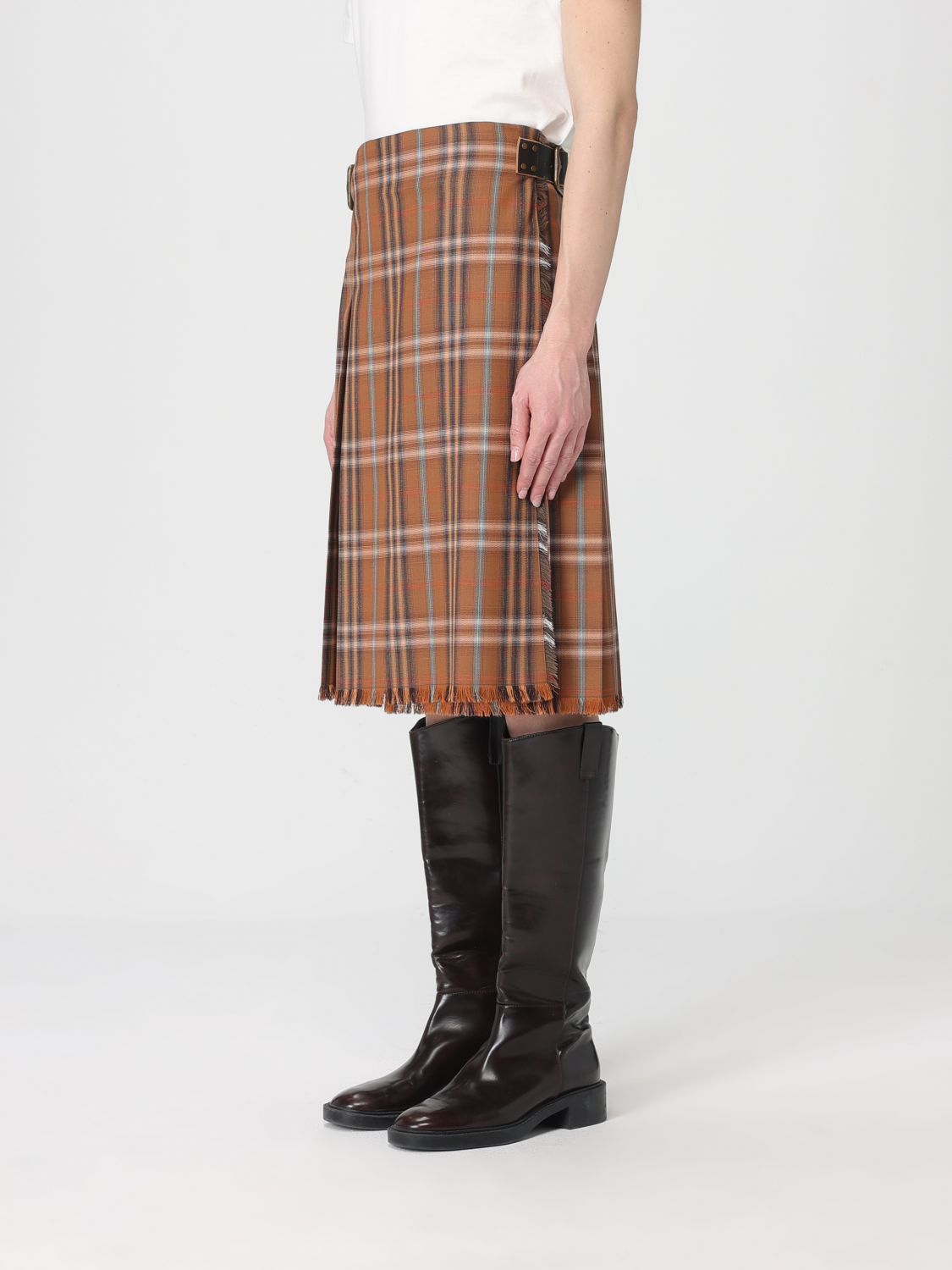Burberry Burberry Skirt Woman Beige Size 27" / US 4 / IT 40 - 4 Thumbnail