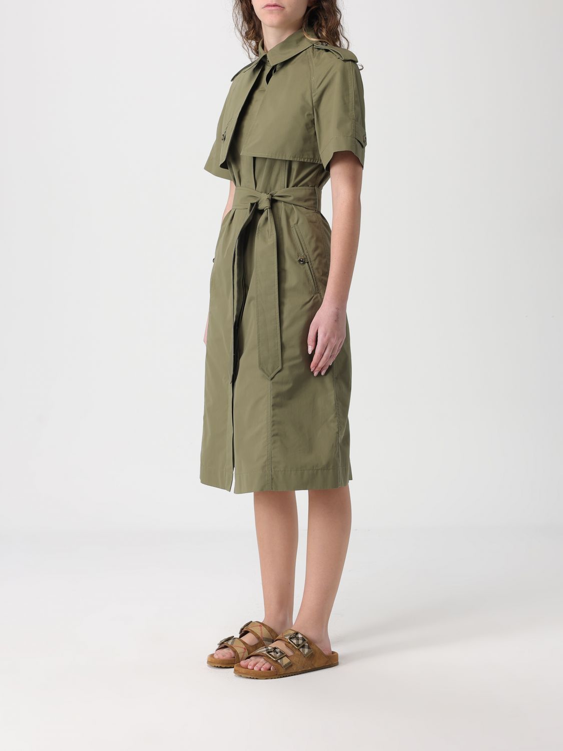 Burberry Burberry Dress Woman Green Size XS / US 0-2 / IT 36-38 - 4 Thumbnail
