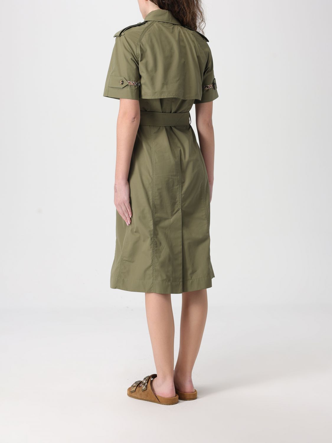 Burberry Burberry Dress Woman Green Size XS / US 0-2 / IT 36-38 - 3 Thumbnail