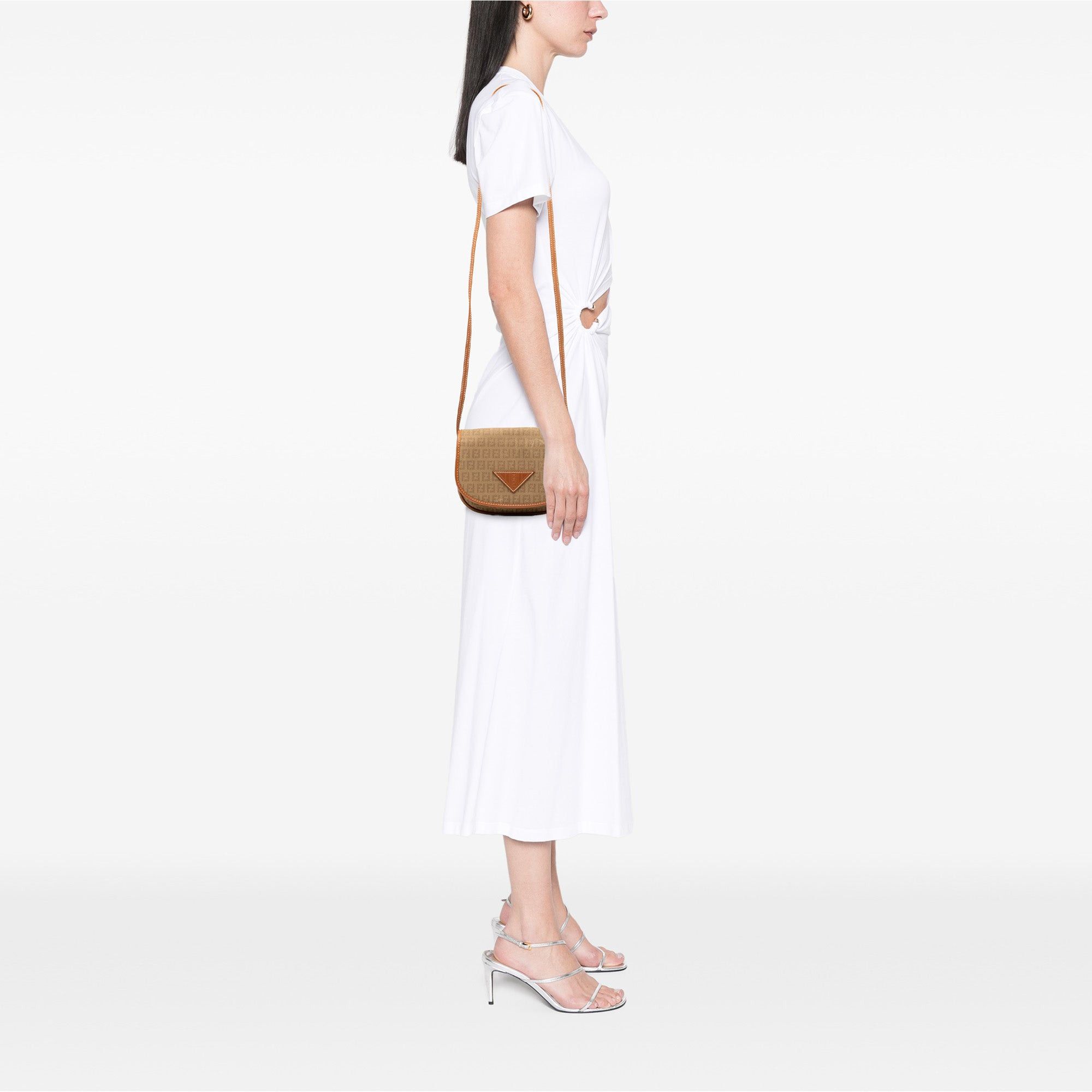 Fendi Mini Zucchino Canvas Crossbody Size ONE SIZE - 7 Thumbnail