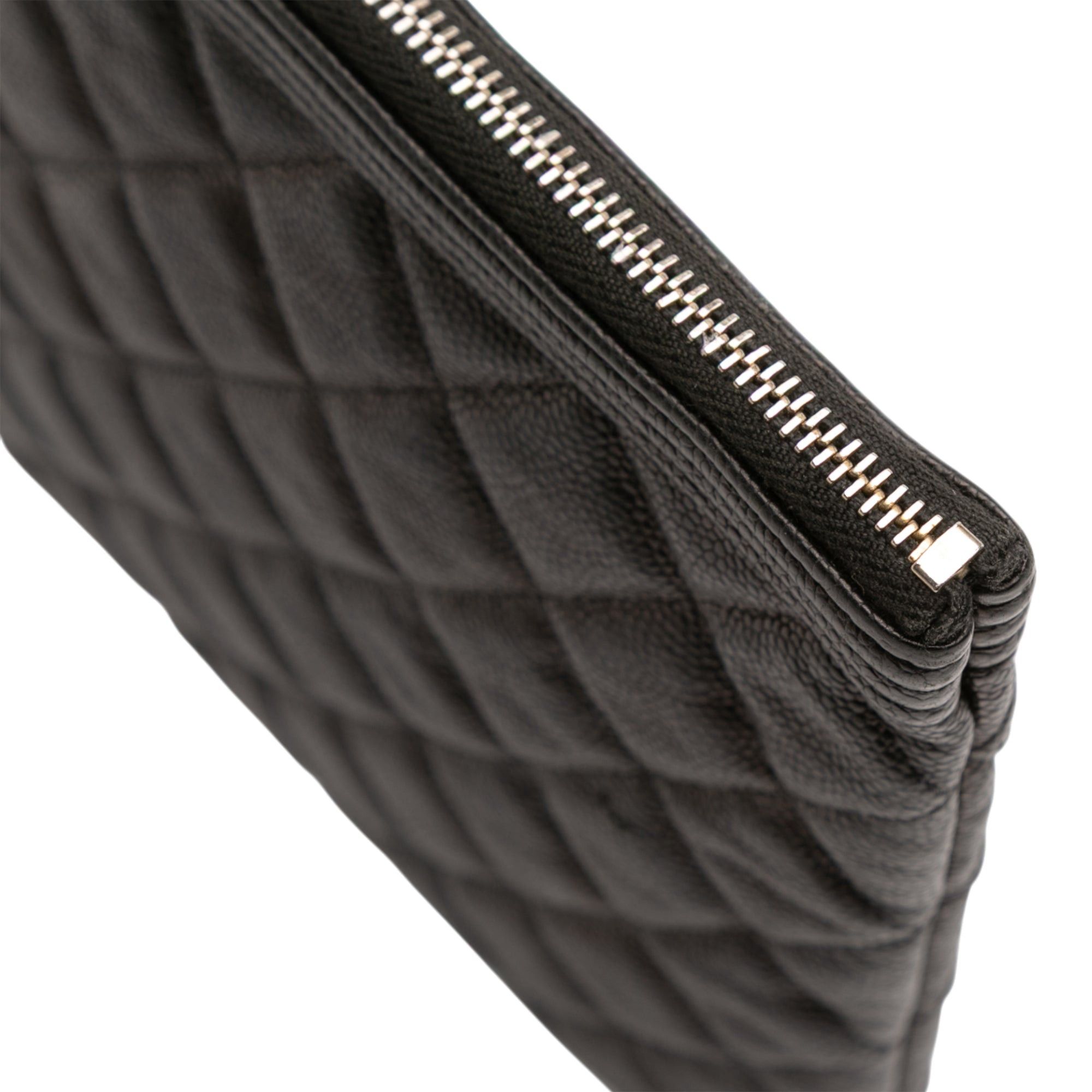 Chanel Medium Quilted Caviar Boy O Case Clutch Size ONE SIZE - 9 Thumbnail