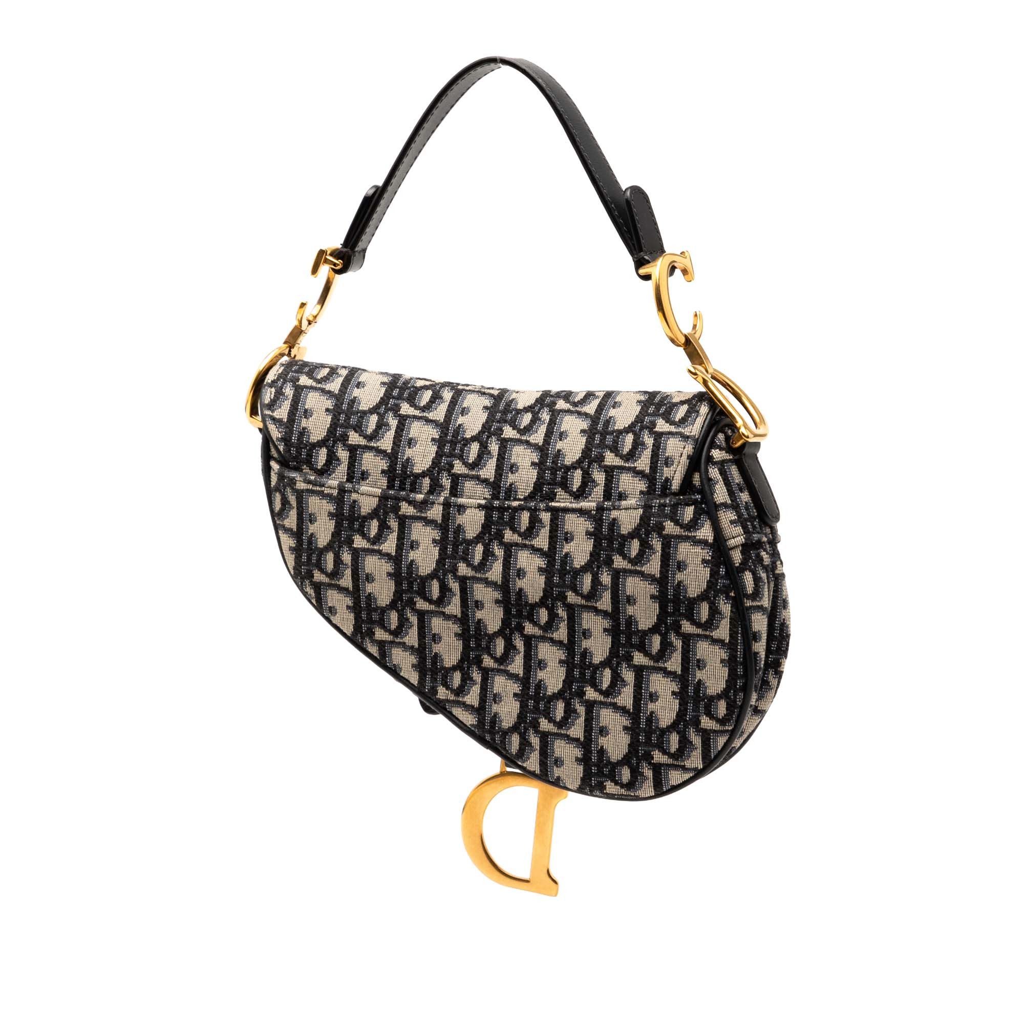 Dior Mini Oblique Canvas Saddle Bag Size ONE SIZE - 2 Thumbnail