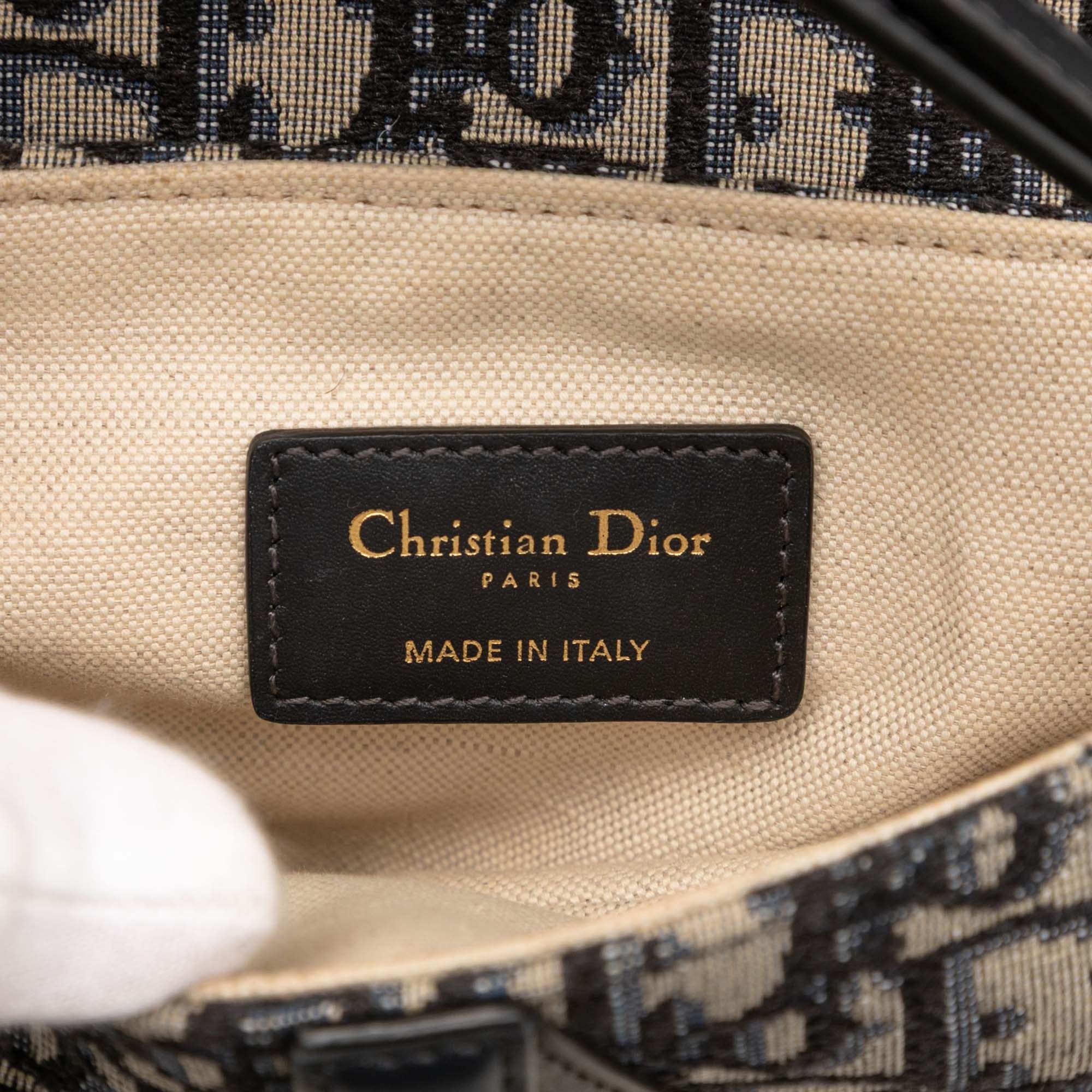 Dior Mini Oblique Canvas Saddle Bag Size ONE SIZE - 5 Thumbnail