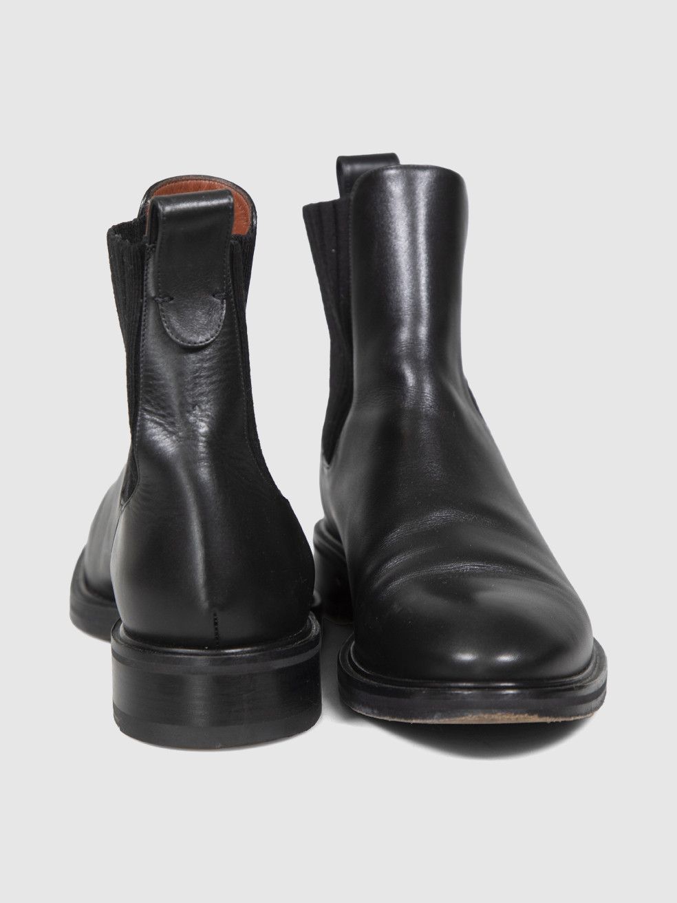 Loro Piana Black Leather Knit Panel Chelsea Boots Size US 9 / IT 39 - 3 Thumbnail