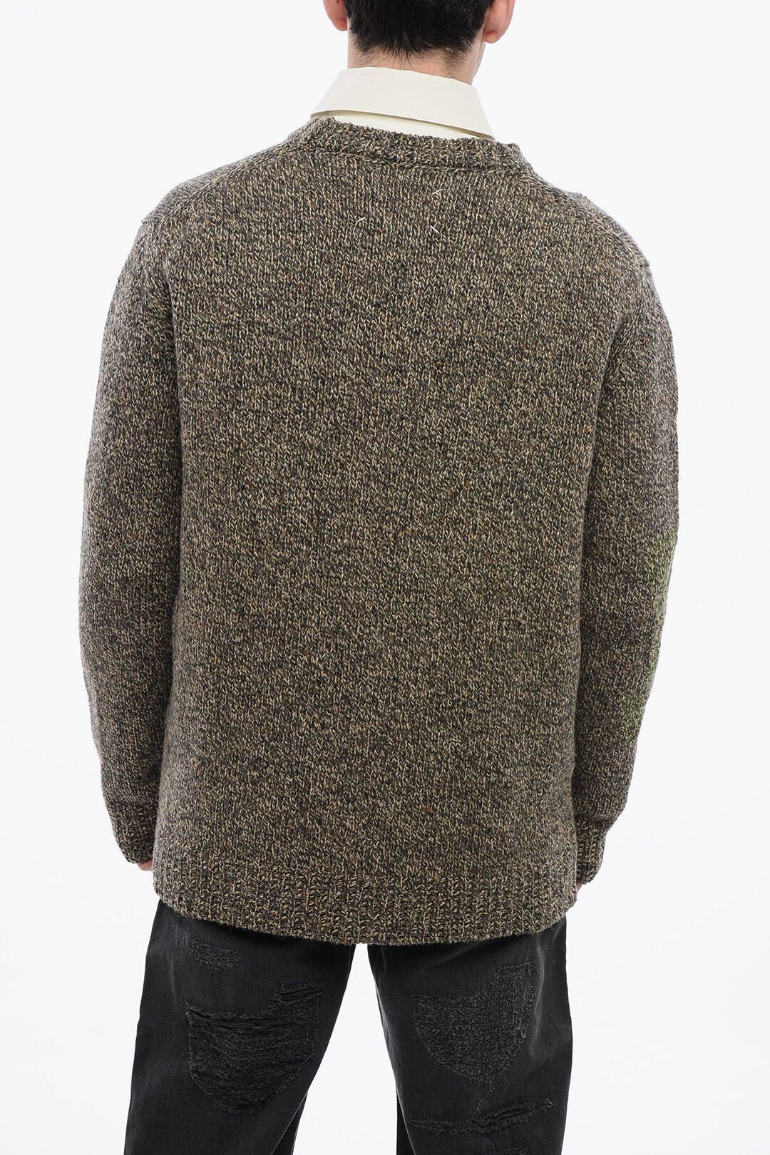 Maison Margiela MM1 Wool and Alpaca Cardigan with V-Neck Size US M / EU 48-50 / 2 - 2 Thumbnail