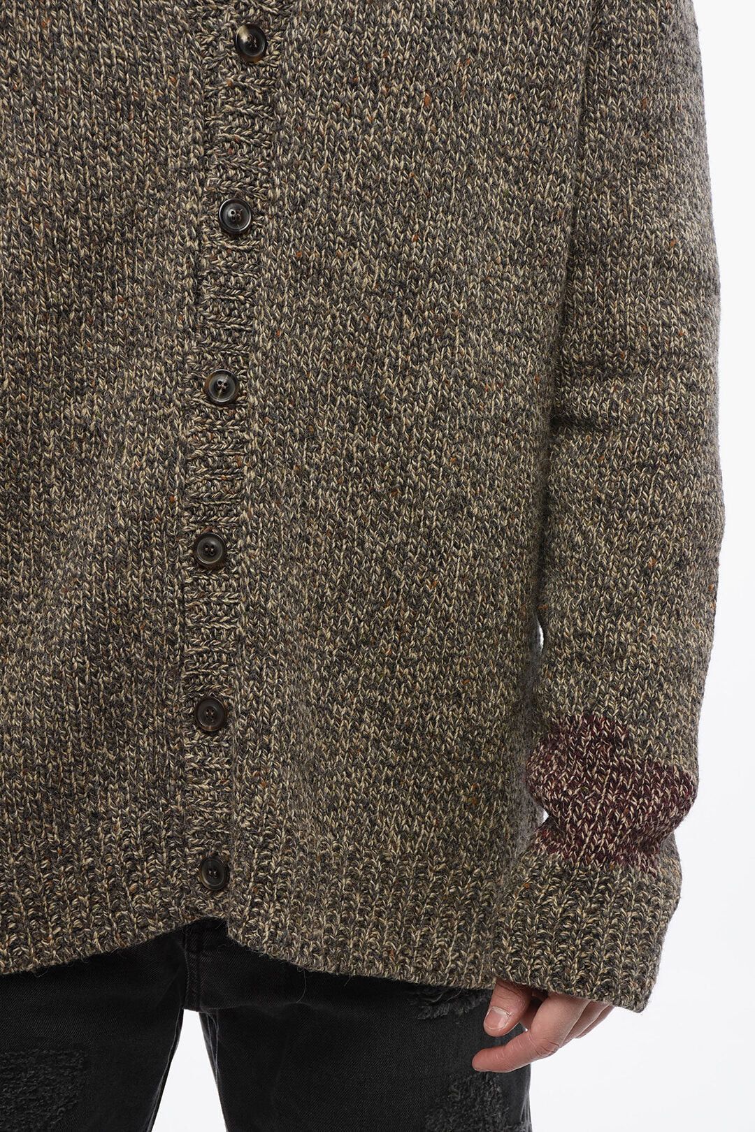 Maison Margiela MM1 Wool and Alpaca Cardigan with V-Neck Size US M / EU 48-50 / 2 - 3 Thumbnail