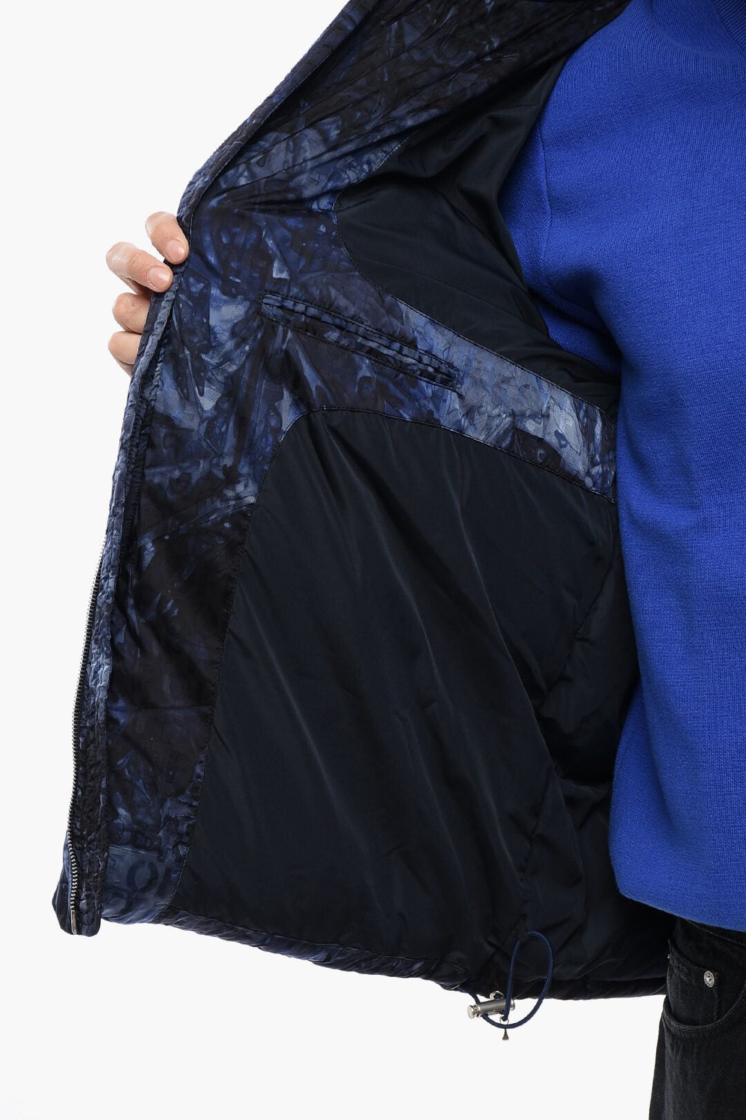 Off-White Puffer Jacket SIERRA LEONE with Monogram Pattern Size US L / EU 52-54 / 3 - 5 Thumbnail