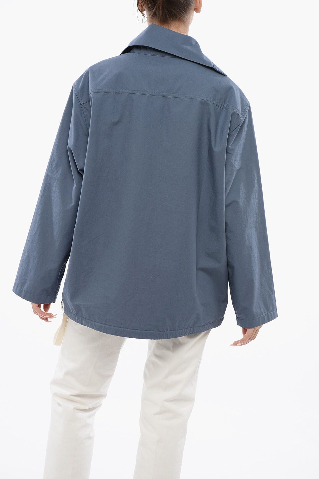 Jil Sander Oversized Shirt with Button-Down Collar Size S / US 4 / IT 40 - 2 Thumbnail