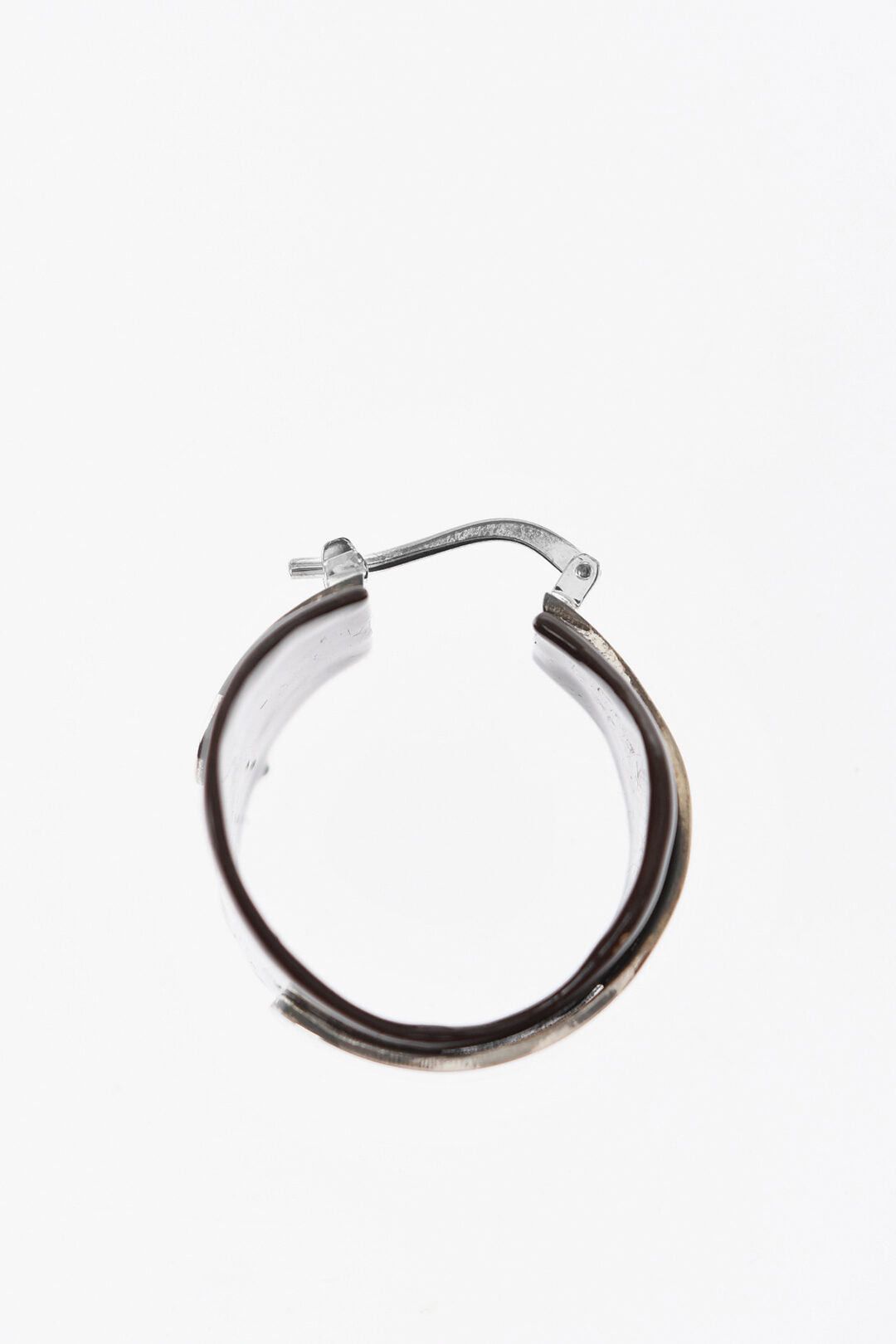 Jil Sander Enameled Brass Earrings with Ring Design Size ONE SIZE - 4 Thumbnail