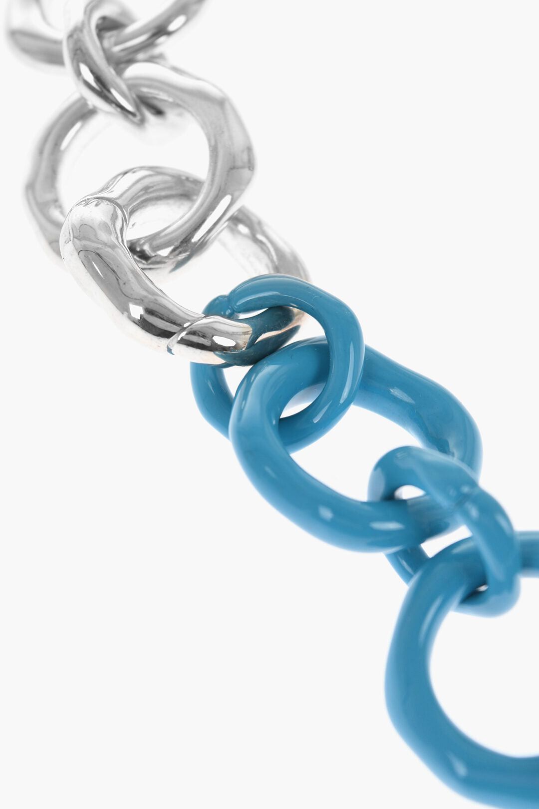 Jil Sander Enameled Brass Chain Necklace NEW LIGHTNESS Size ONE SIZE - 2 Thumbnail
