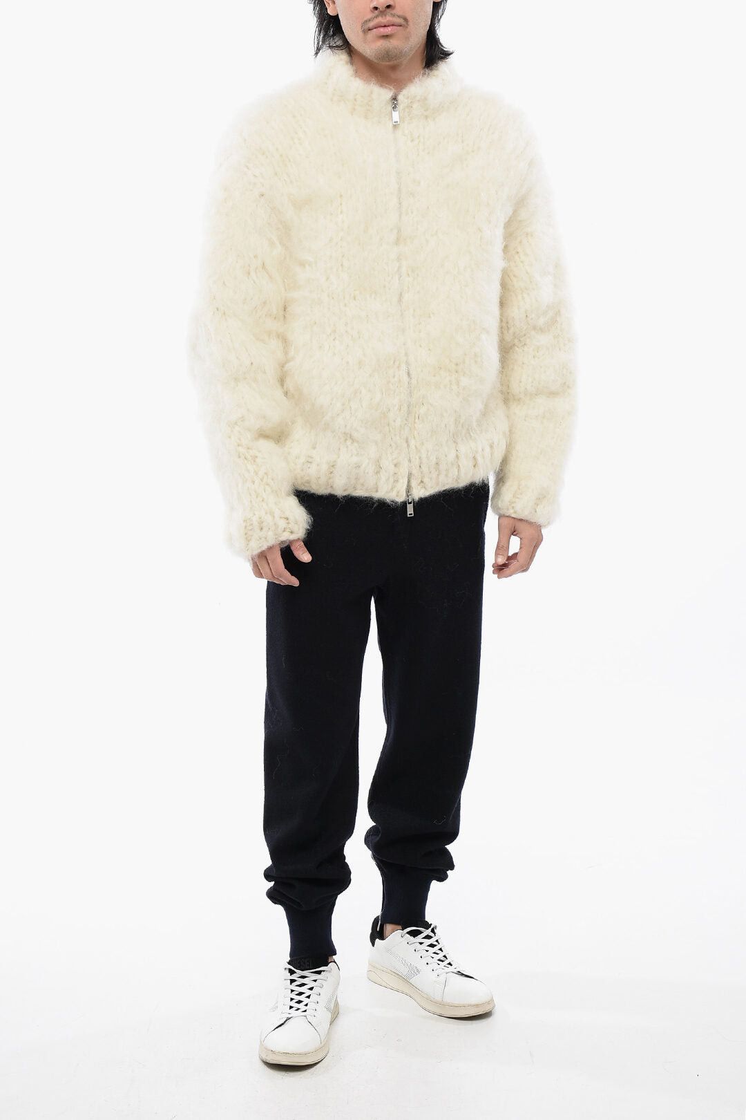 Jil Sander Fuzzy Wool Cardigan SUPER CHUNKY Size US M / EU 48-50 / 2 - 4 Thumbnail